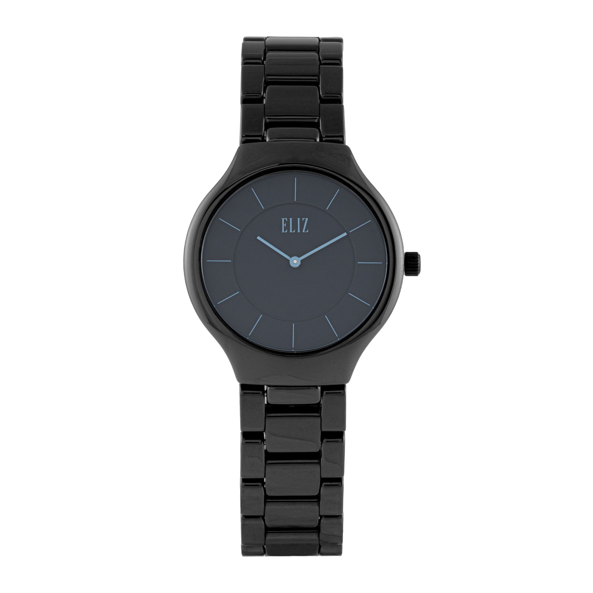 ELIZ ES8802L3NGN Ceramic Case & Band 2-Hands Women's Watch