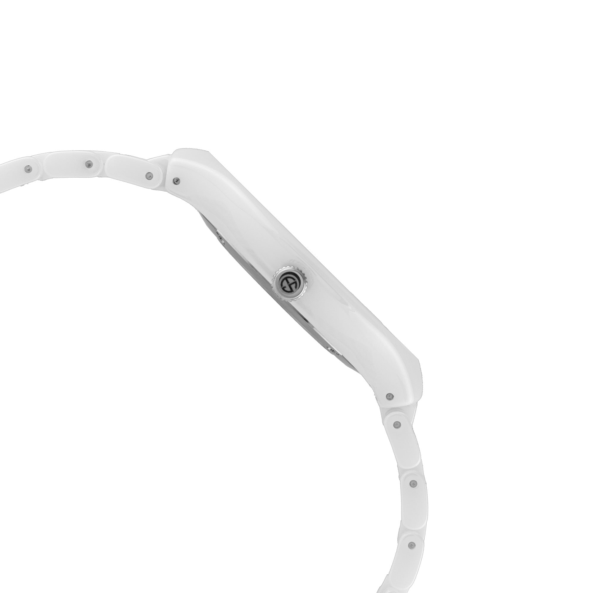 ELIZ ES8802L3WNW Ceramic Case & Band 2-Hands Women's Watch