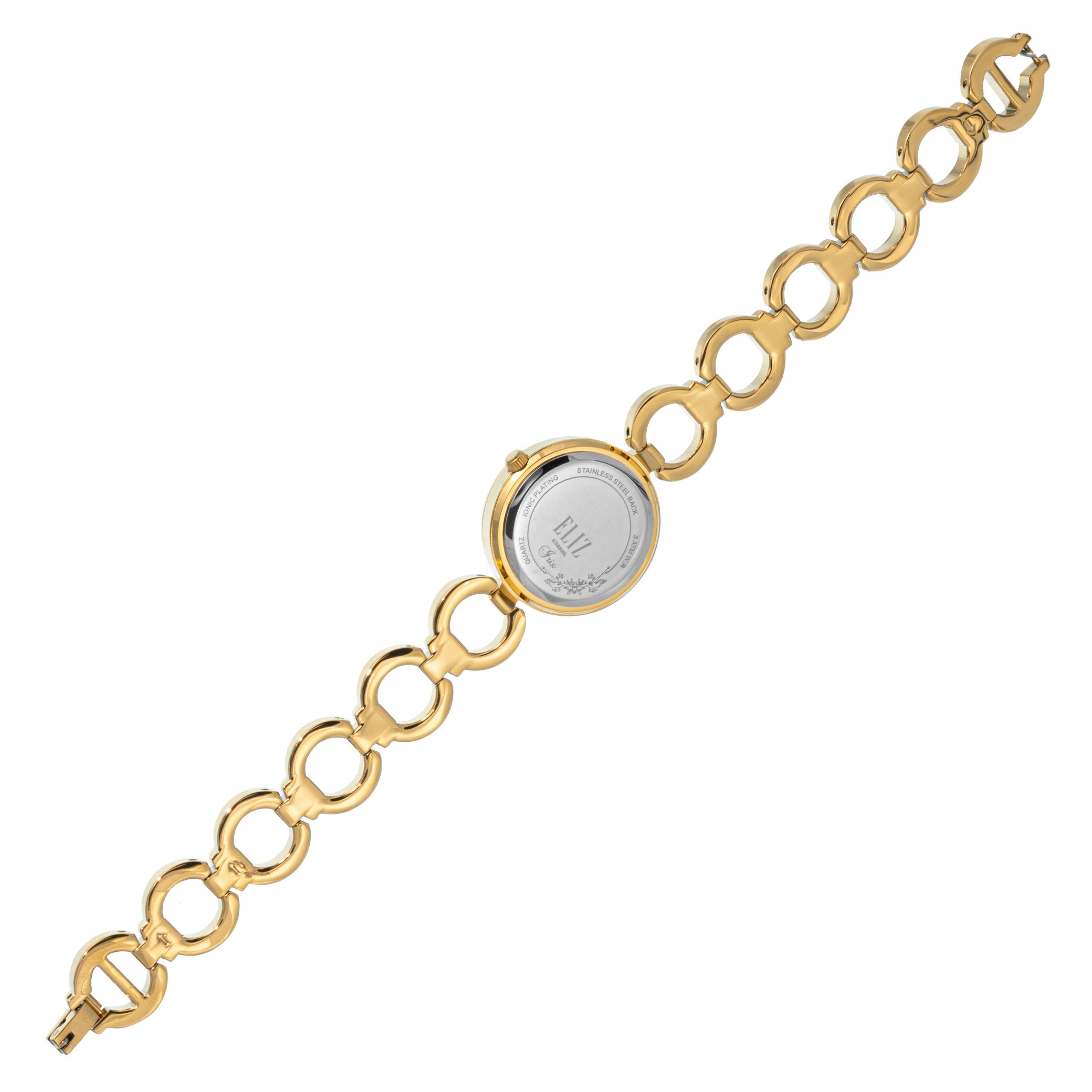 ELIZ ES8806L2GGG Metal Case and Bracelet 3-Hands Women's Watch