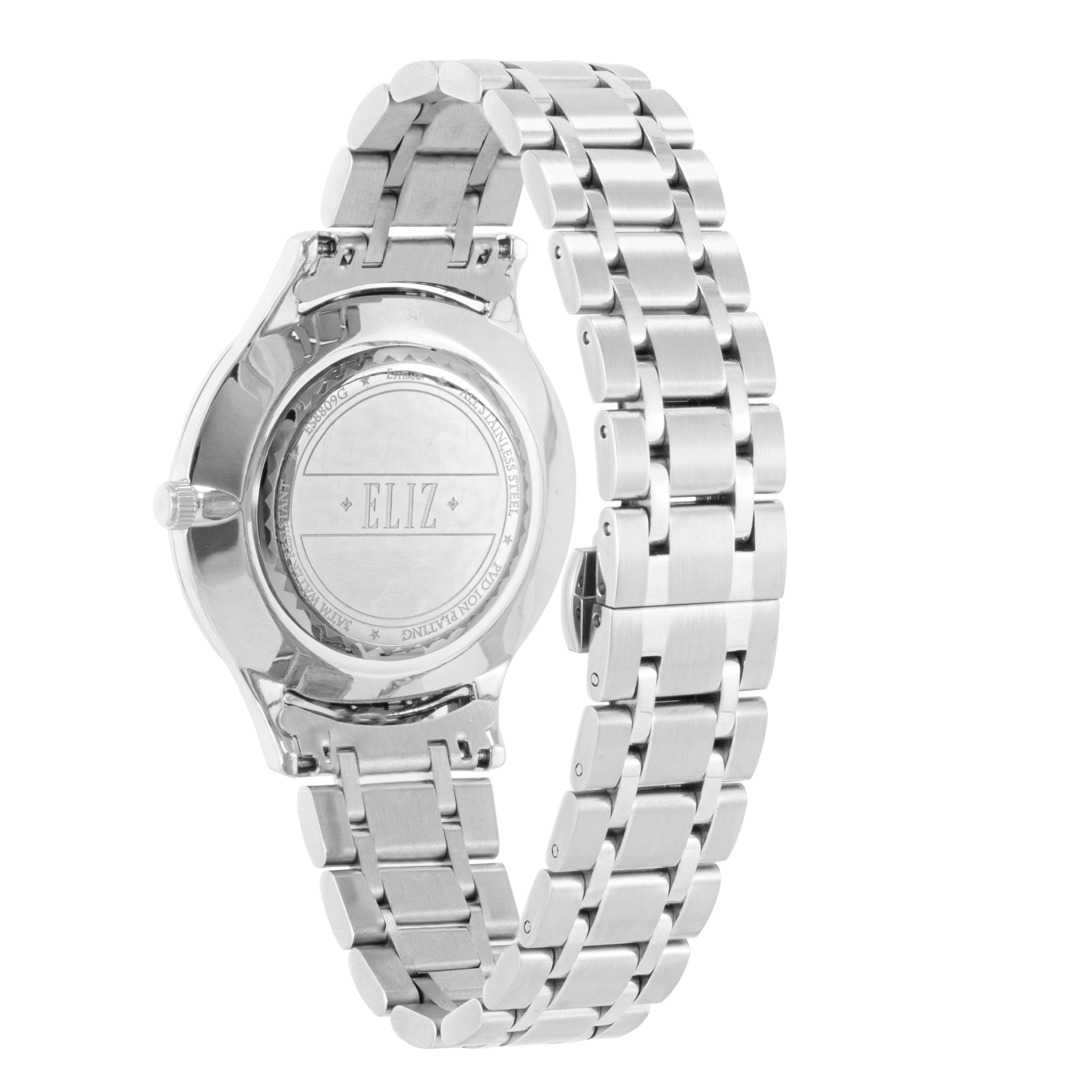 ELIZ ES8809G2SWS Men's Watch - Back 01