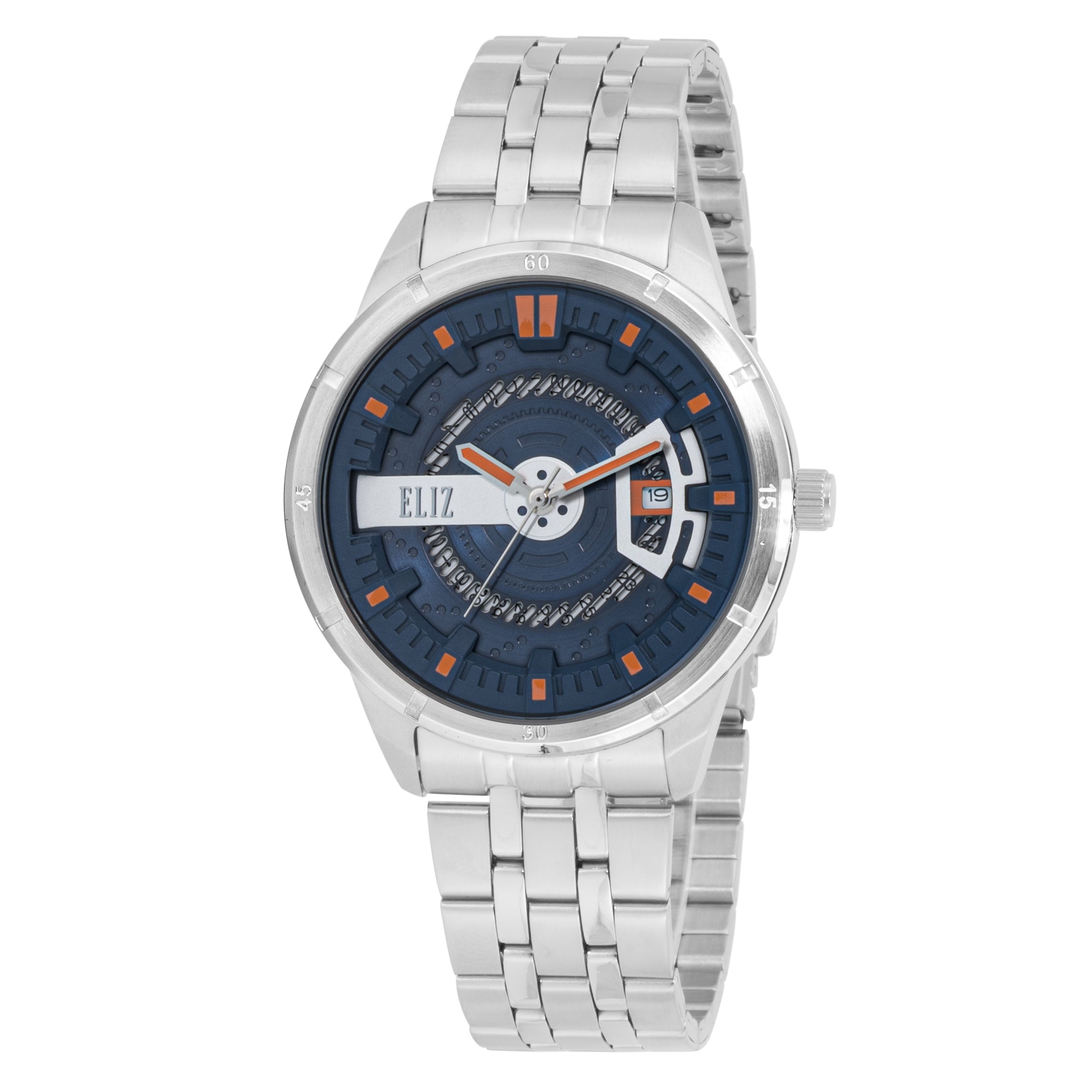 ELIZ ES8810G2SBS Men's Watch - Front