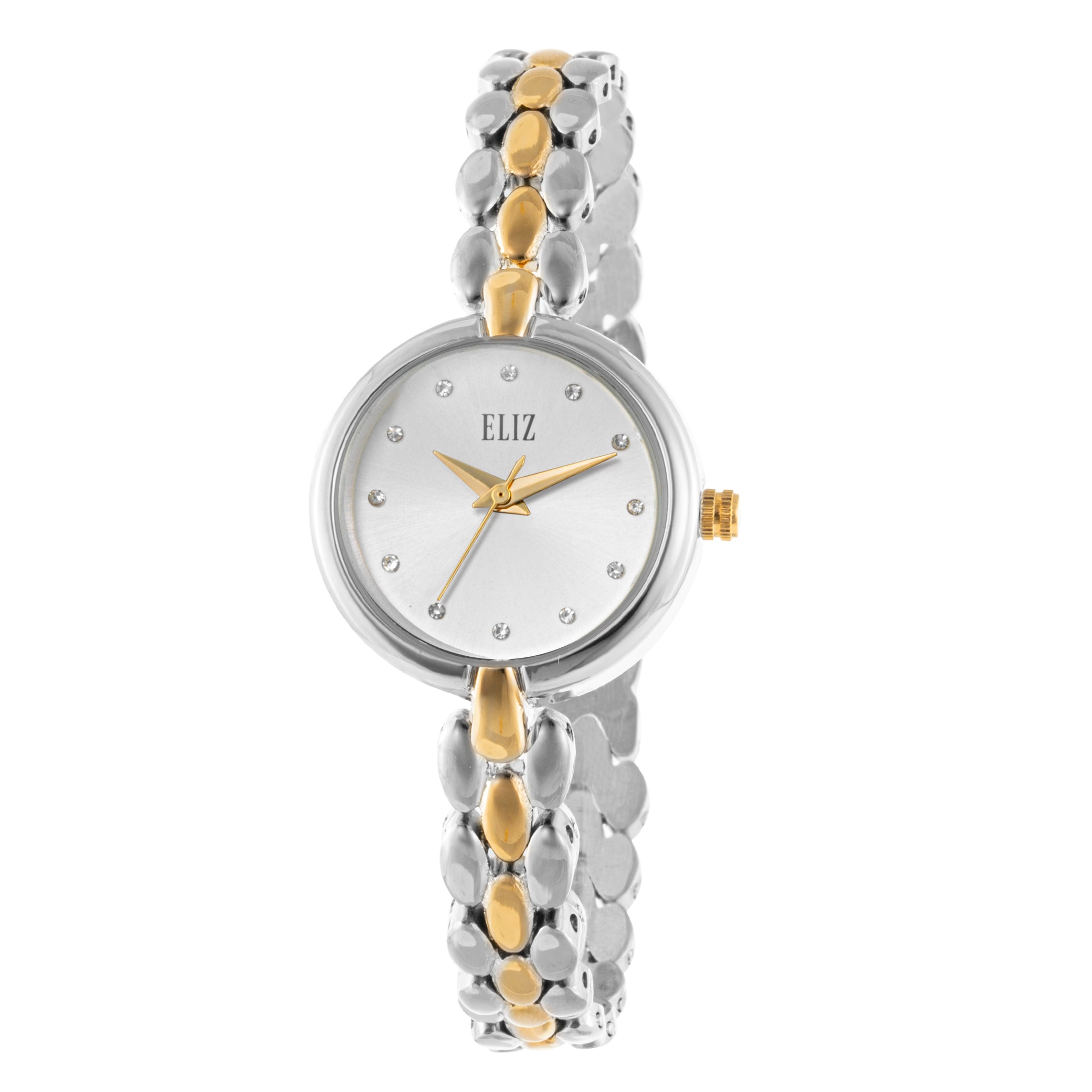 ELIZ ES8821L2TST Metal Case Bracelet Women's Watch - Front