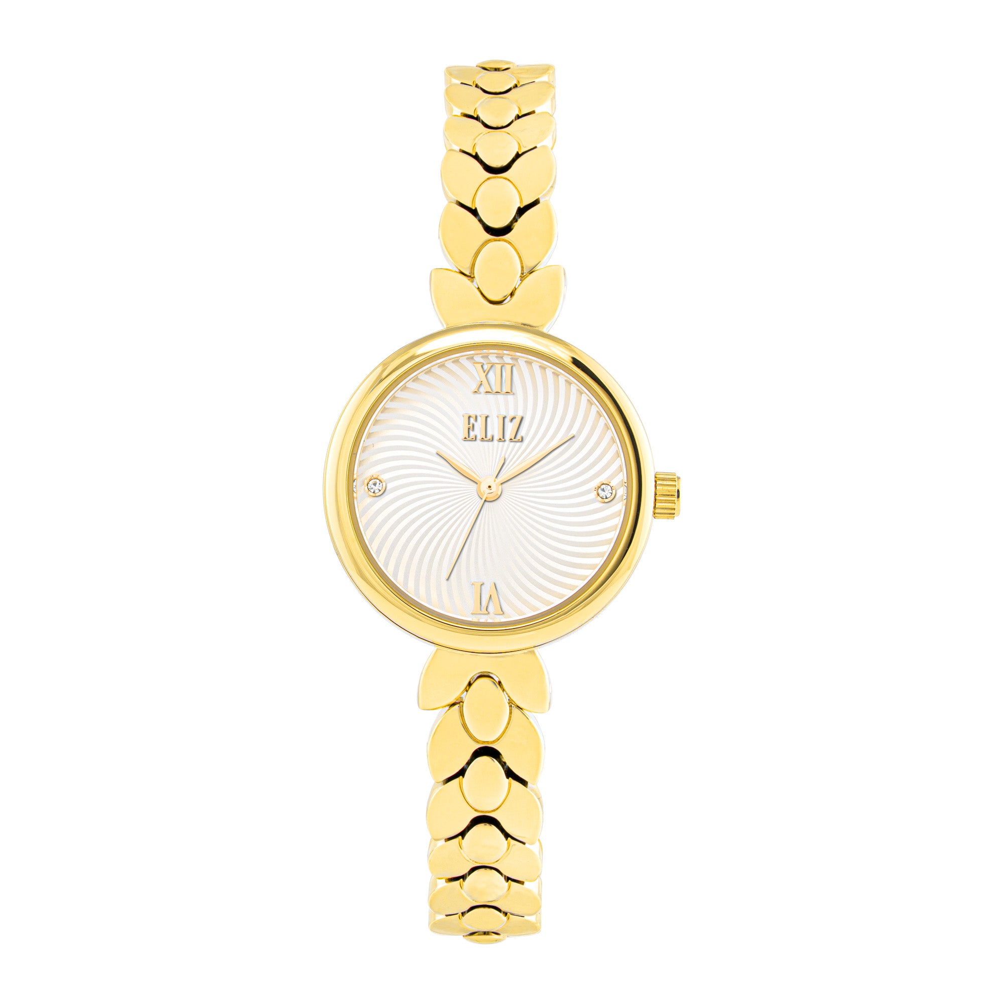 ELIZ ES8827L2GSG Metal Case and Bracelet 3-Hands Women's Watch