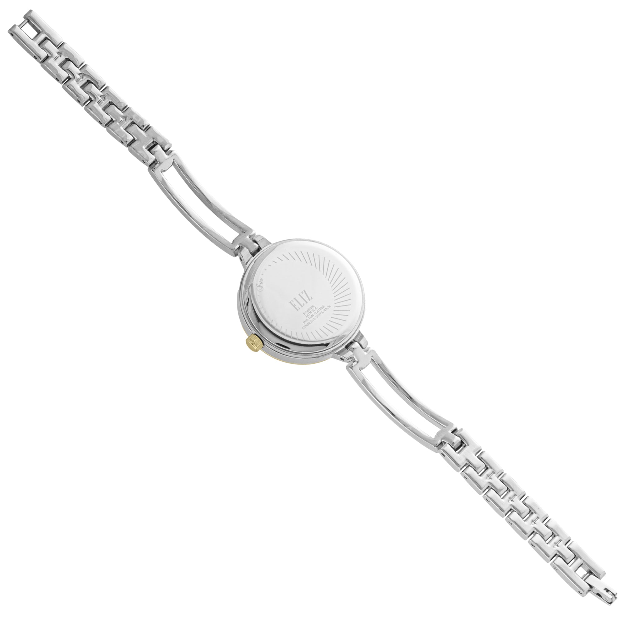 ELIZ ES8830L2TST Metal Case and Bracelet 3-Hands Women's Watch