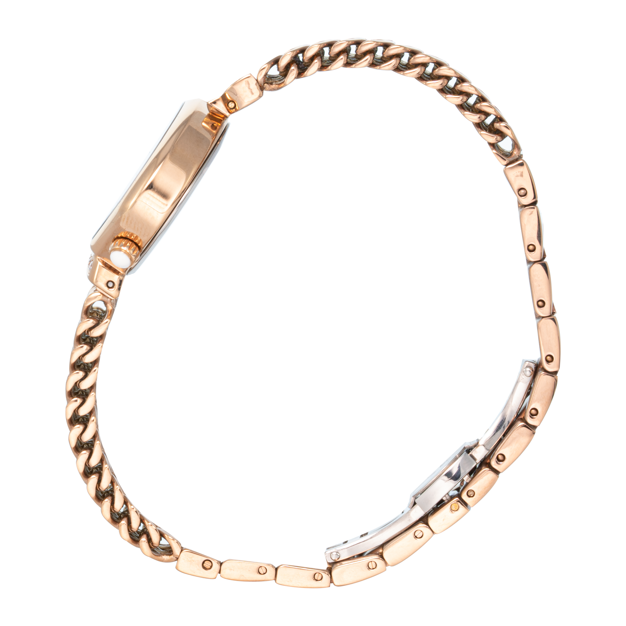 ELIZ ES8839L2RBR SS Case & Band 3-Hands Women's Watch