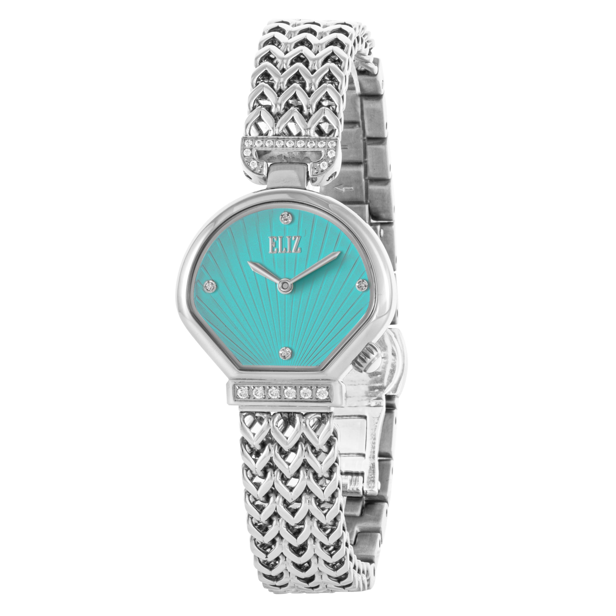 ELIZ ES8838L2SIS SS Case & Bracelet 2-Hands Women's Watch