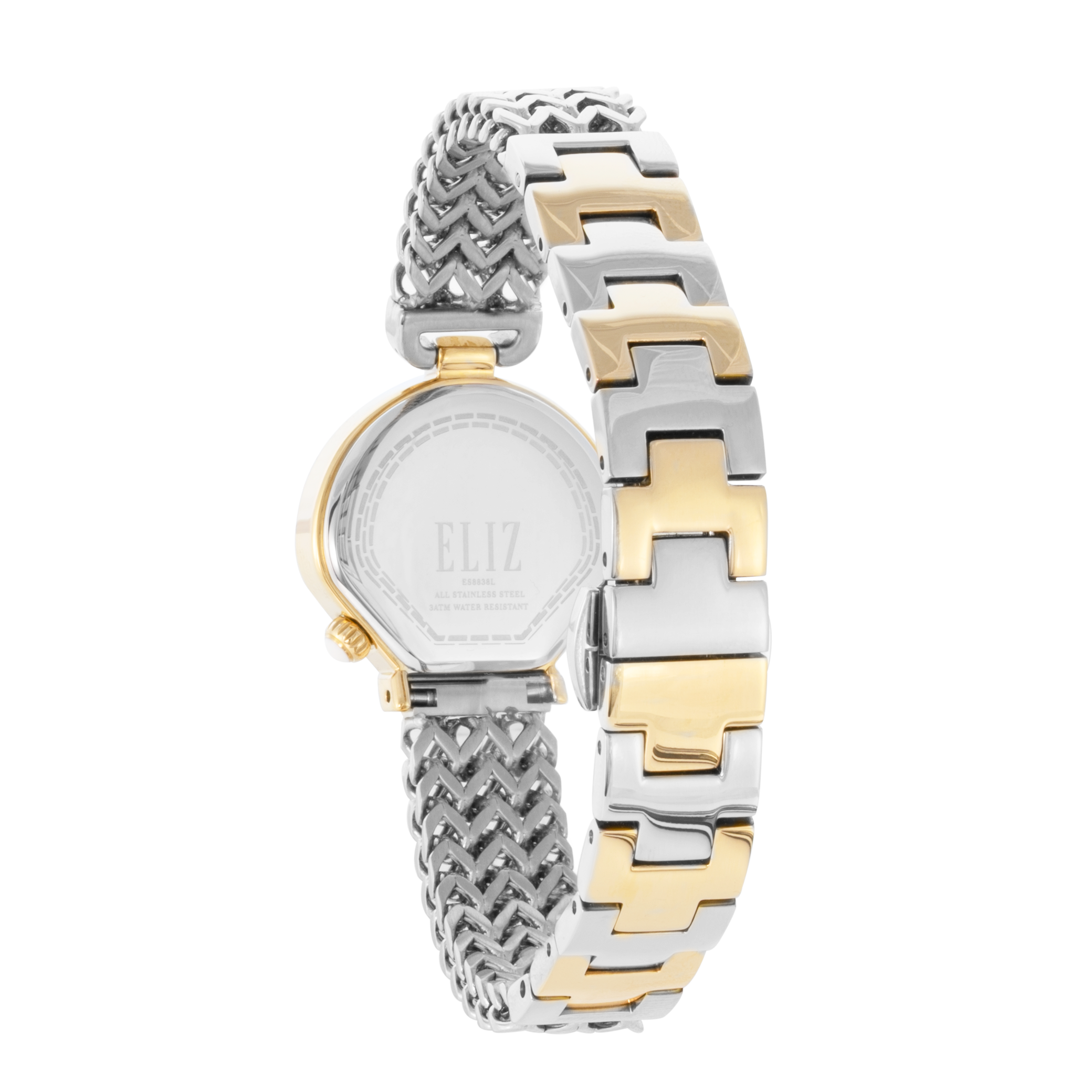 ELIZ ES8838L2THT SS Case & Bracelet 2-Hands Women's Watch