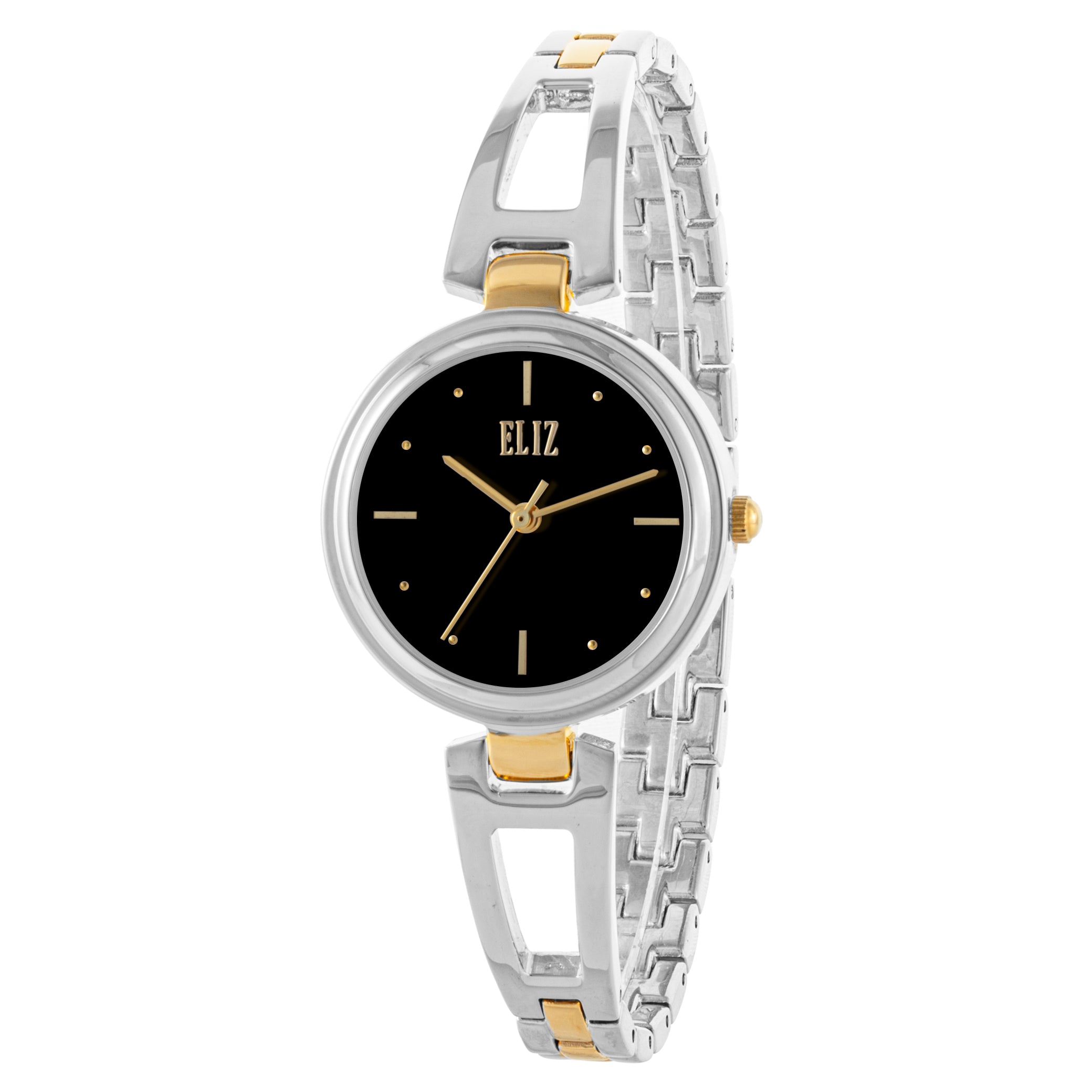 ELIZ ES8841L2TNT Metal Case and Bracelet 3-Hands Women's Watch