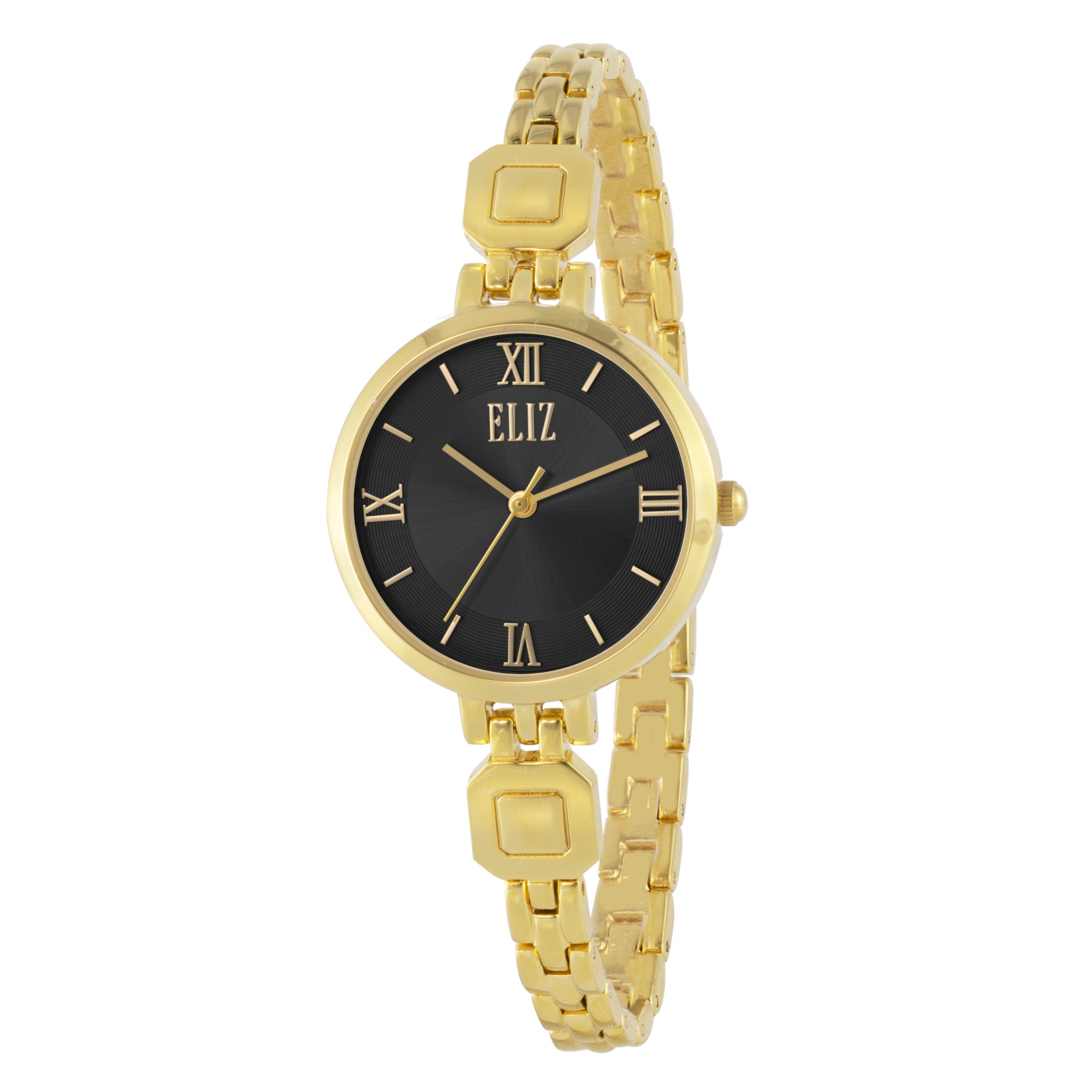 ELIZ ES8842L2GNG Metal Case and Bracelet 3-Hands Women's Watch