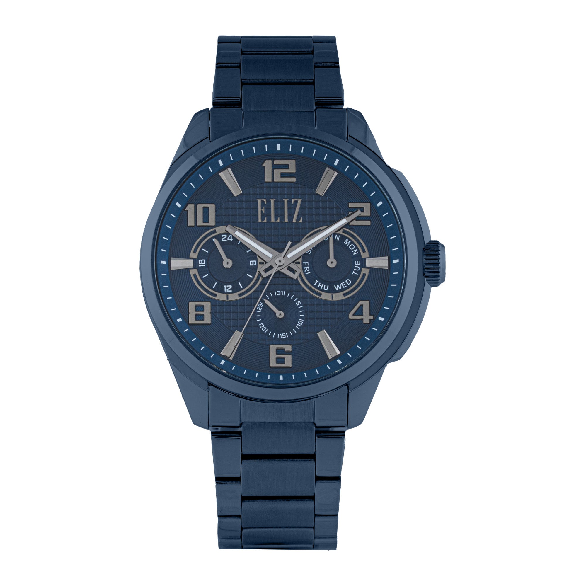 ELIZ ES8850G2BBB SS Case & Band Multifunction Men's Watch