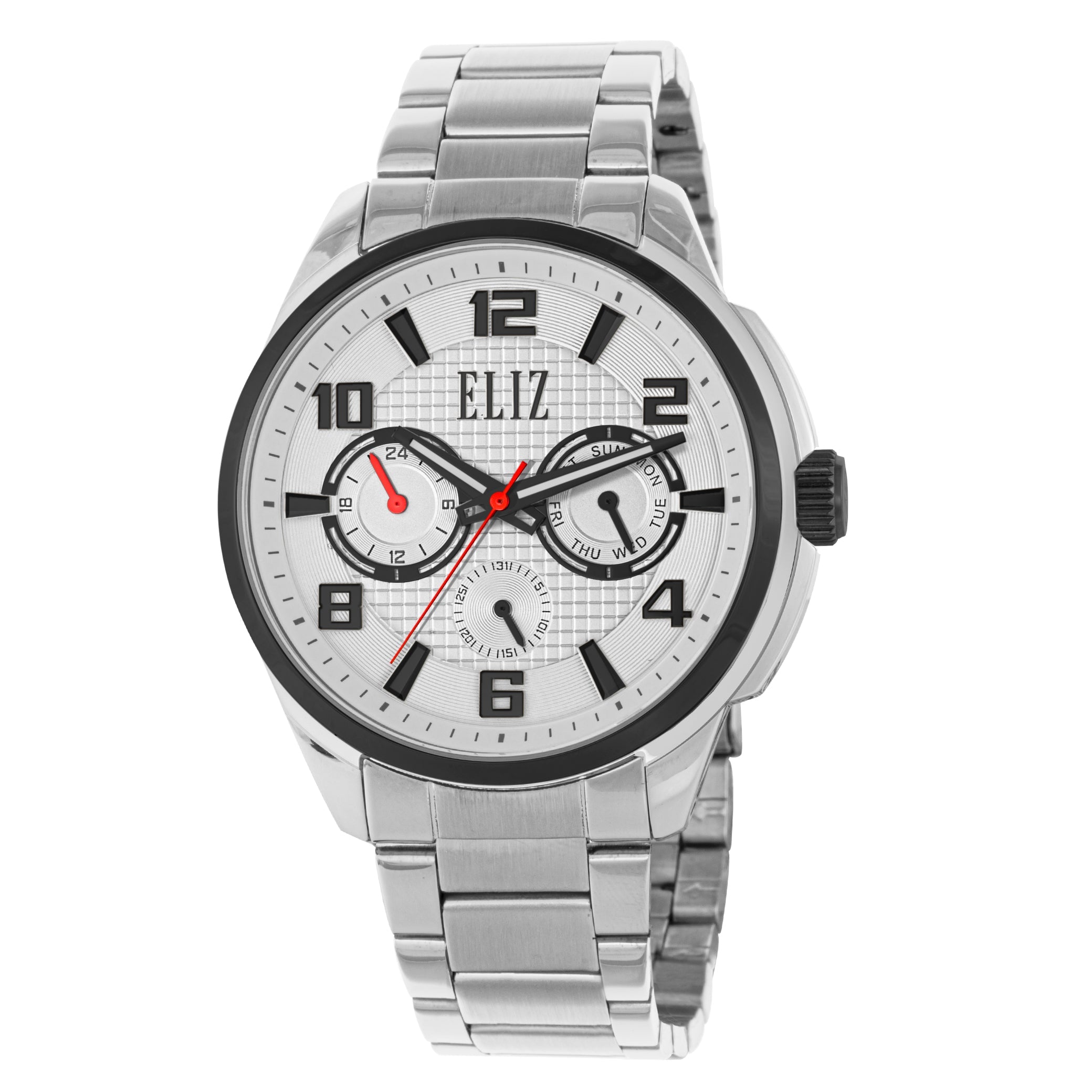ELIZ ES8850G2MSS SS Case & Band Multifunction Men's Watch
