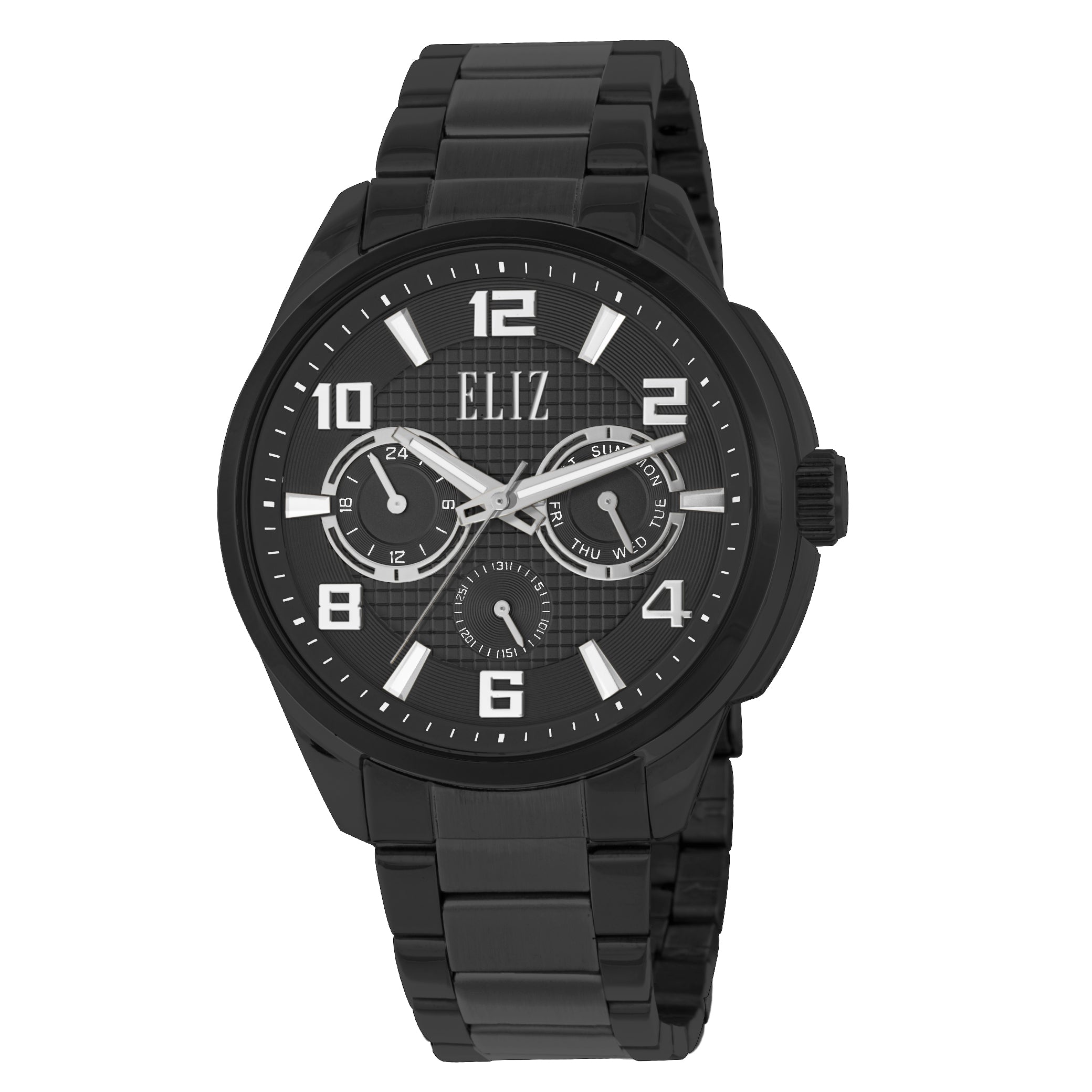 ELIZ ES8850G2NNN SS Case & Band Multifunction Men's Watch