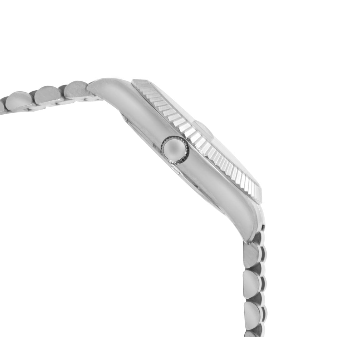 ELIZ ES8862L2SGS SS Case & Band Date Women's Watch