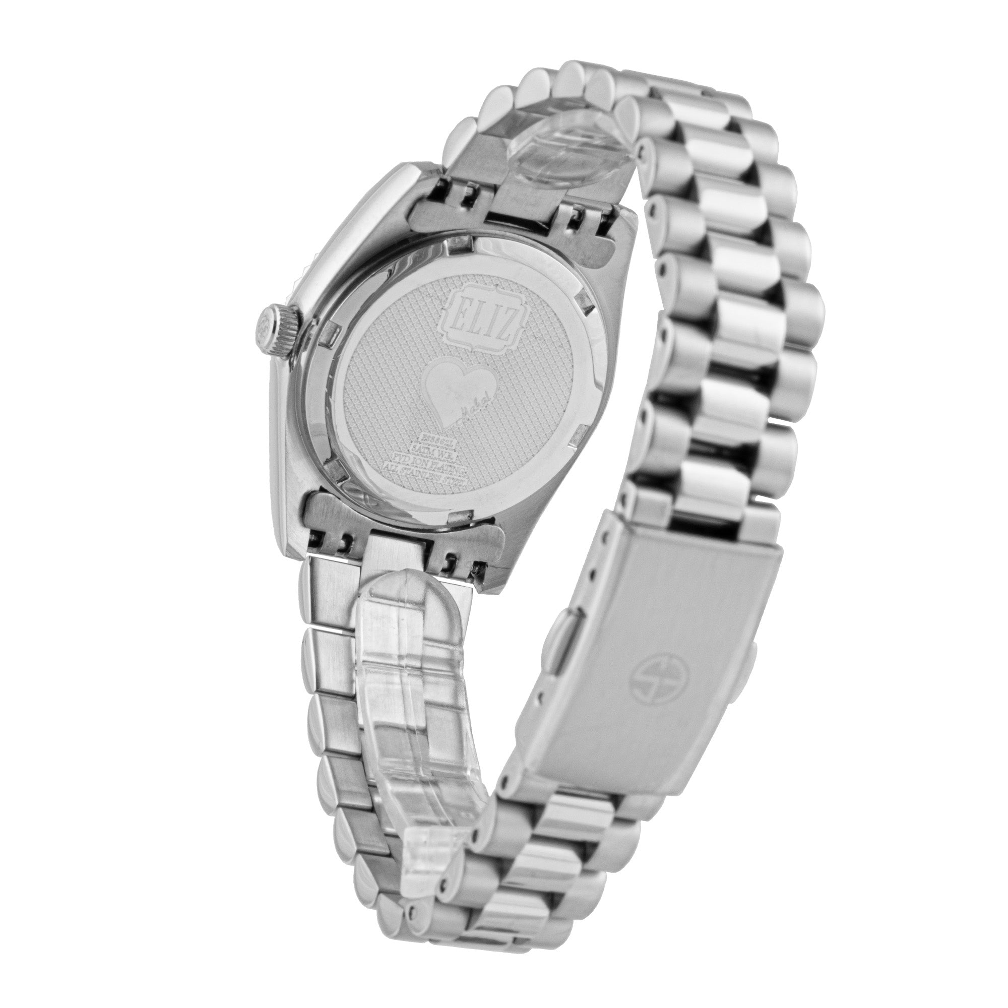 ELIZ ES8862L2SGS SS Case & Band Date Women's Watch