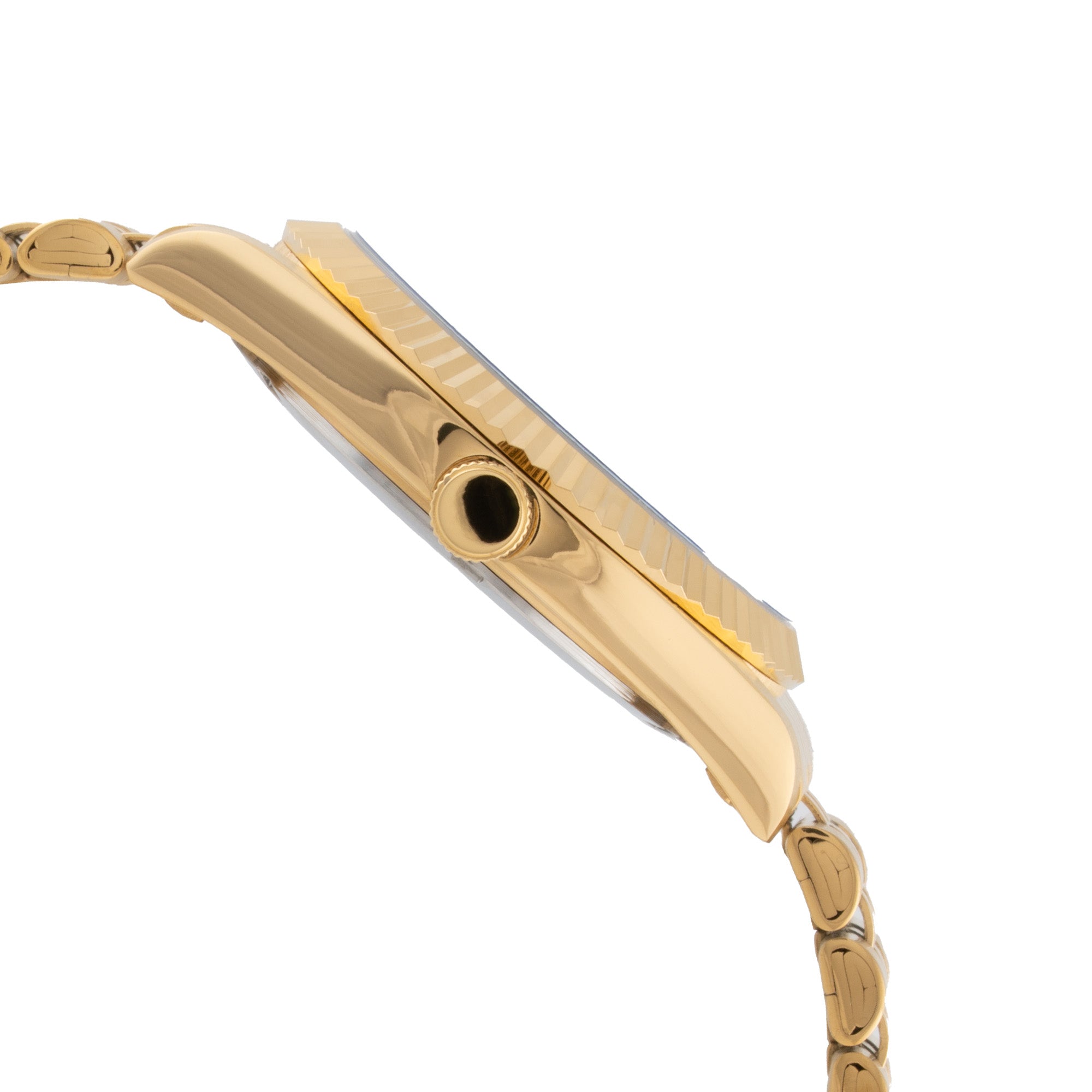 ELIZ ES8863G2GCG SS Case & Band Day-Date Men's Watch