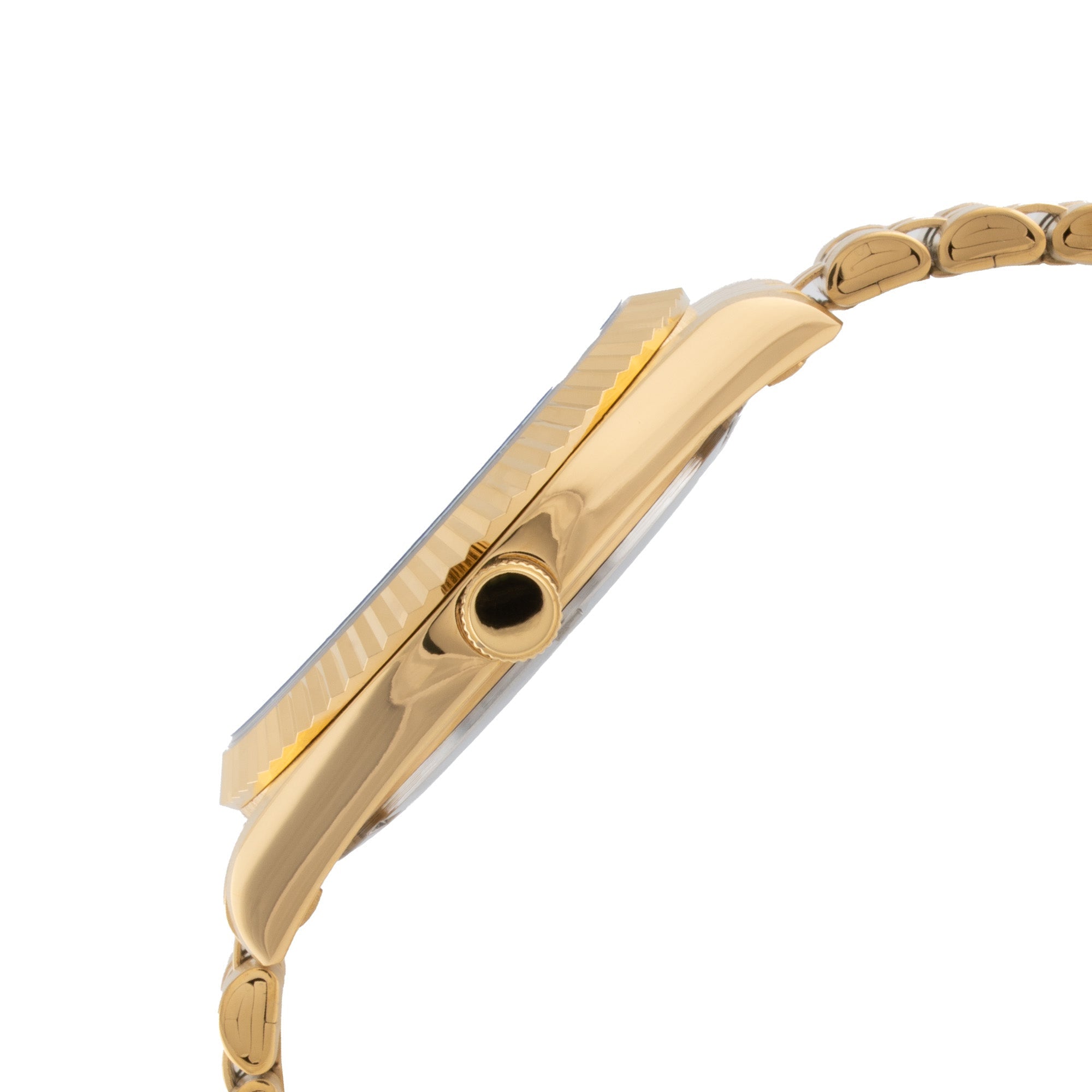 ELIZ ES8863G2GCG SS Case & Band Day-Date Men's Watch
