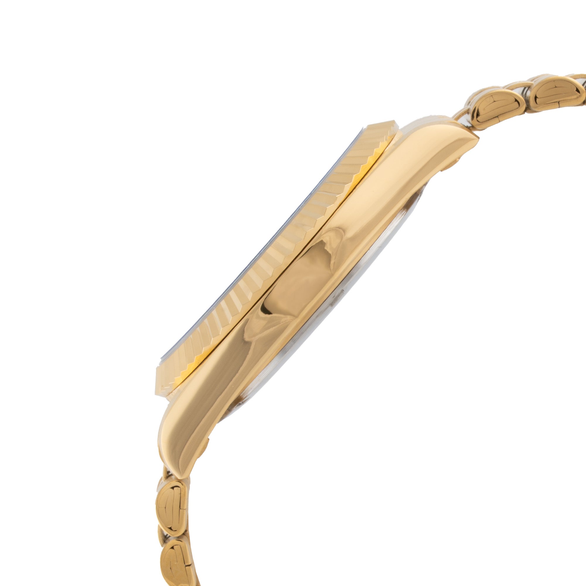 ELIZ ES8863G2GCG SS Case & Band Day-Date Men's Watch