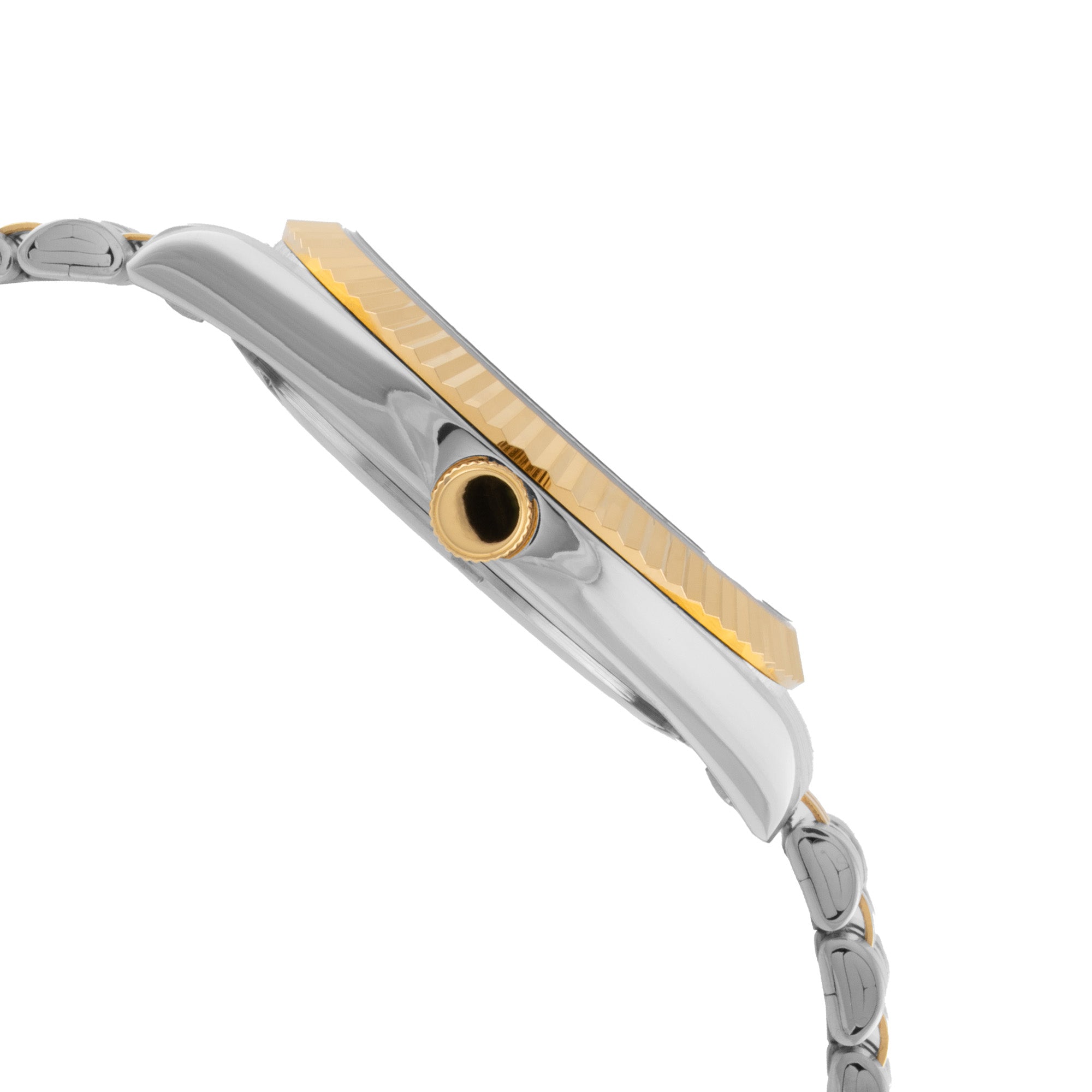 ELIZ ES8863G2TST SS Case & Band Day-Date Men's Watch