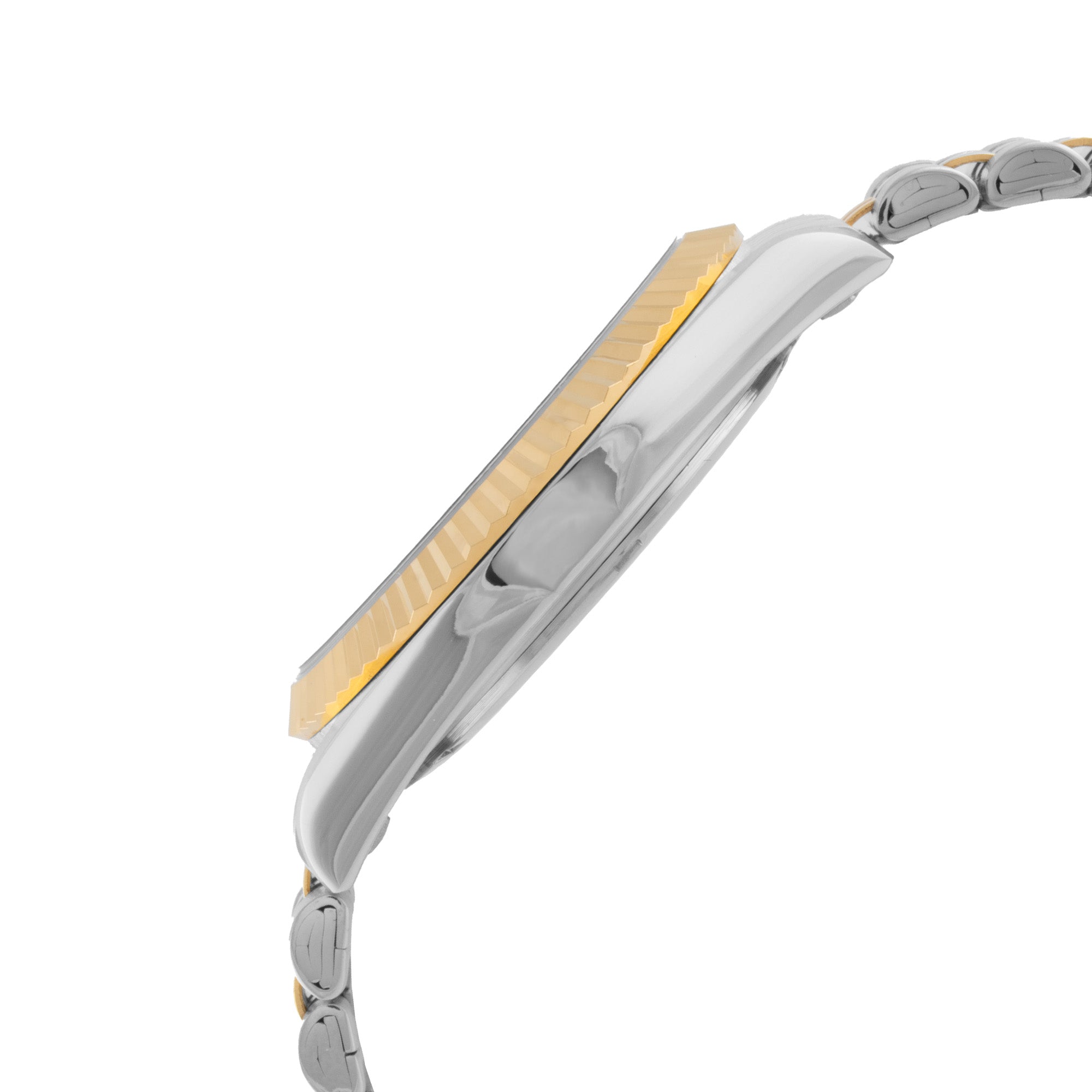 ELIZ ES8863G2TST SS Case & Band Day-Date Men's Watch