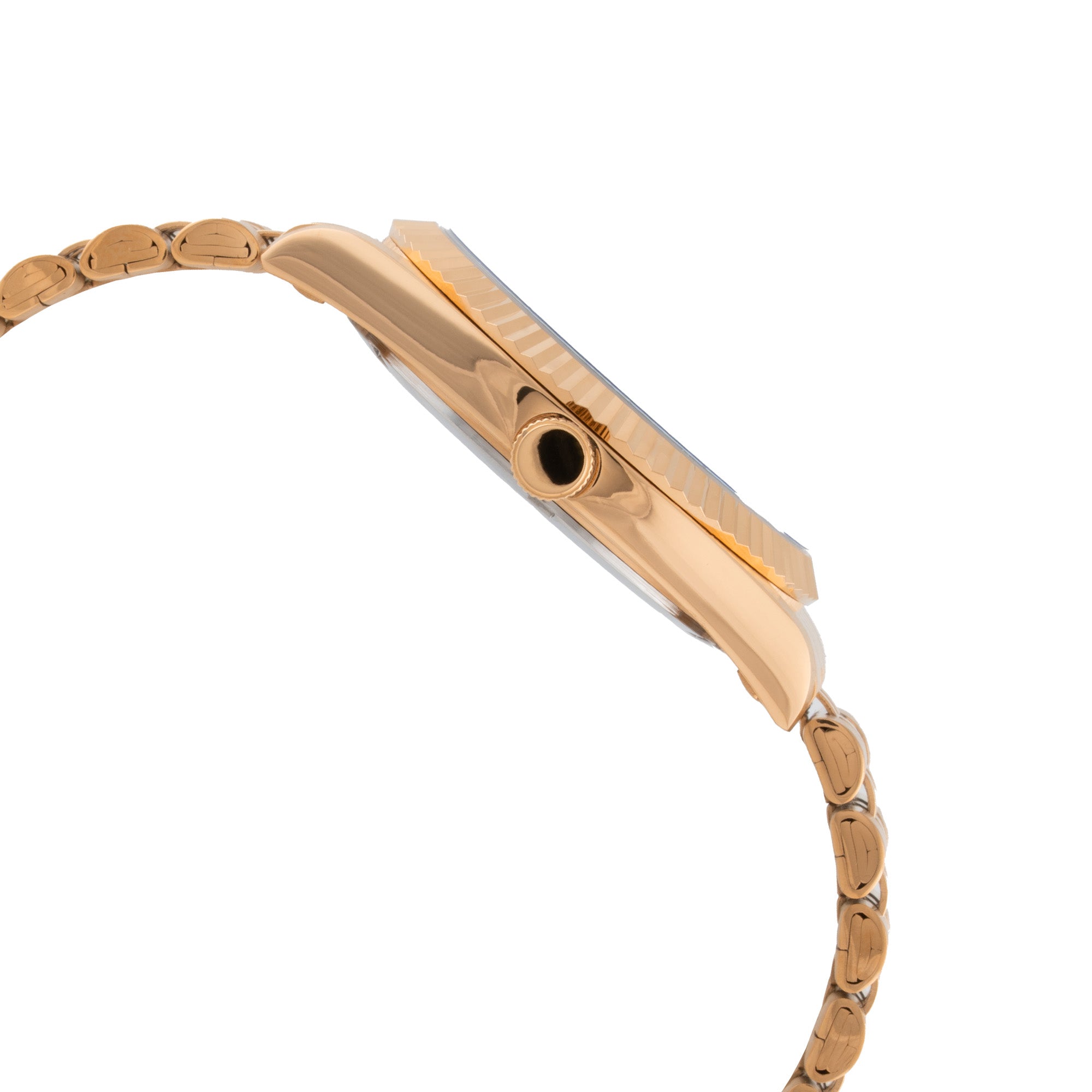 ELIZ ES8863L2RBR SS Case & Band Day-Date Women's Watch