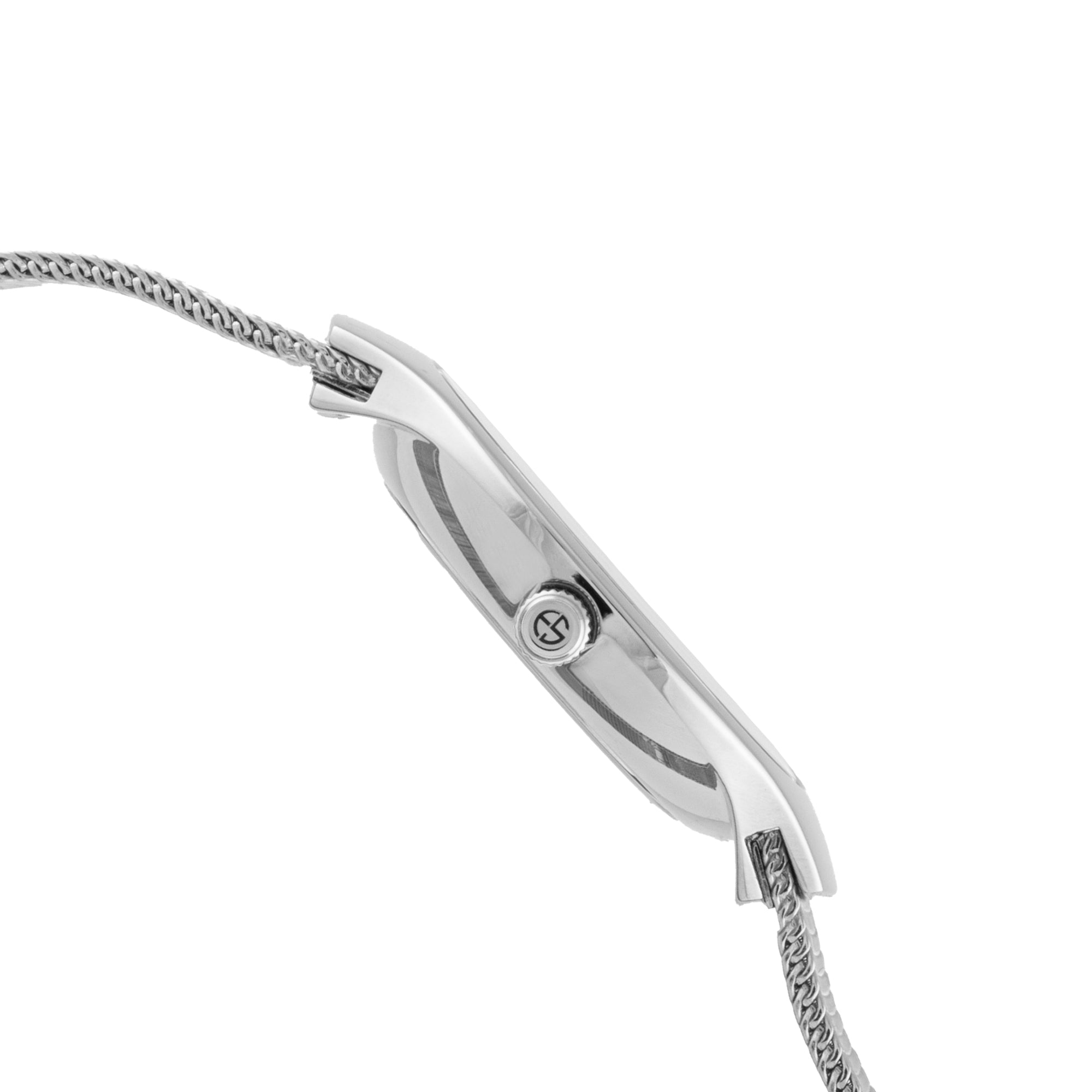 ELIZ ES8864L2SSS SS Case & Mesh Strap 2-Hands Women's Watch