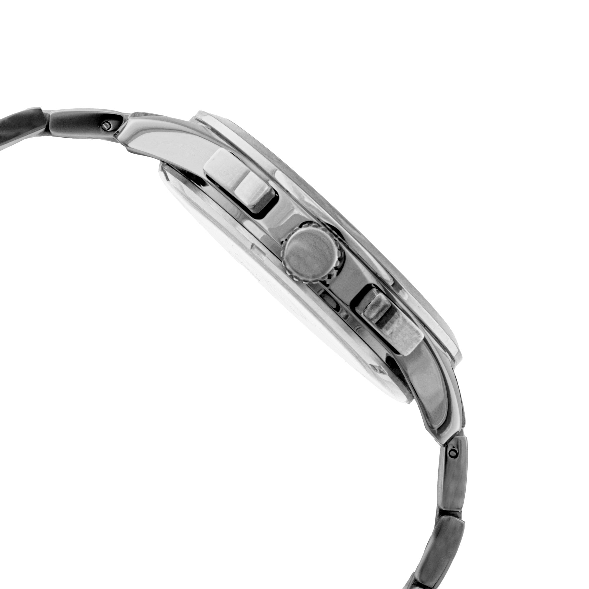 ELIZ ES8867G2AGA SS Caseback & Band Multifunction Men's Watch