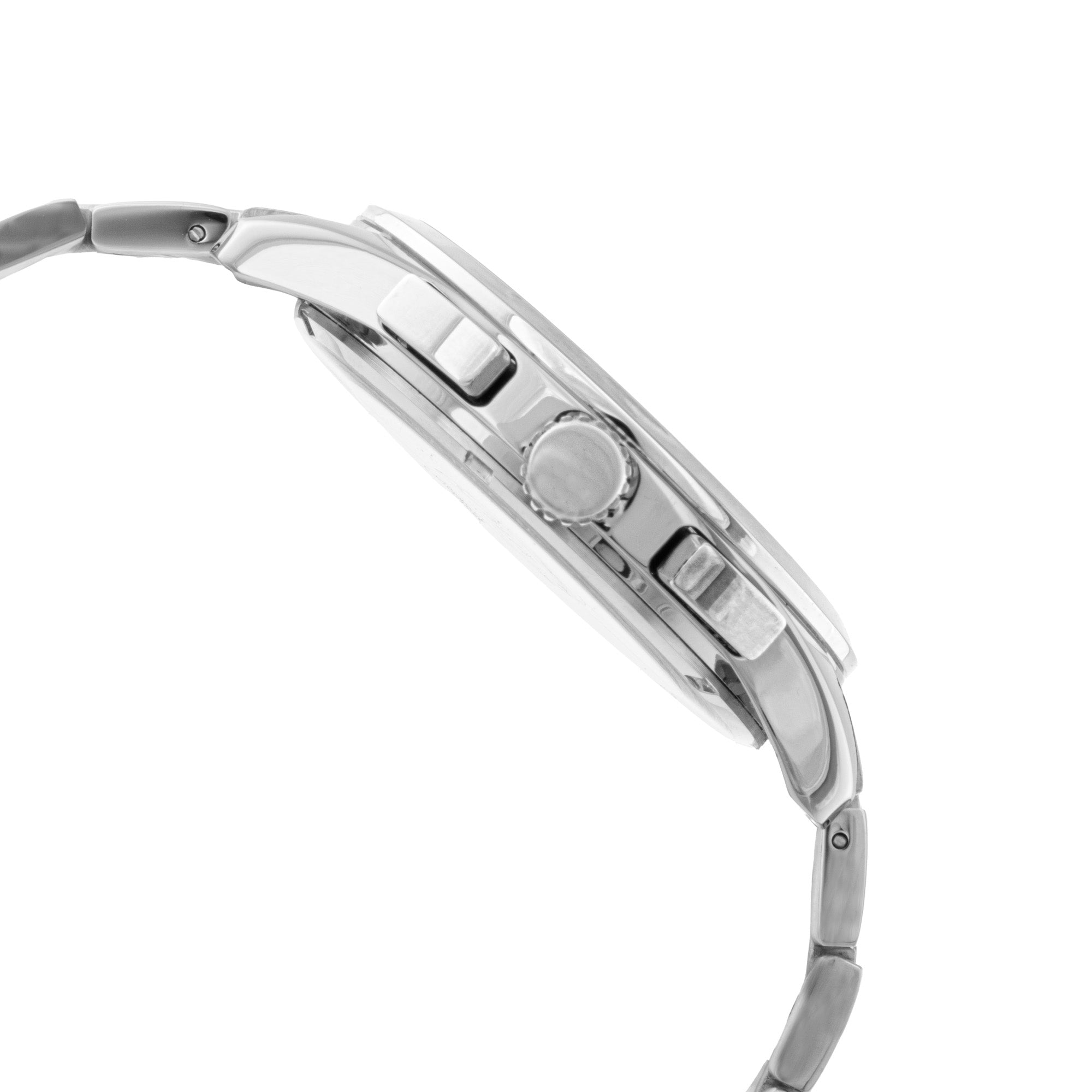 ELIZ ES8867G2SNS SS Caseback & Band Multifunction Men's Watch