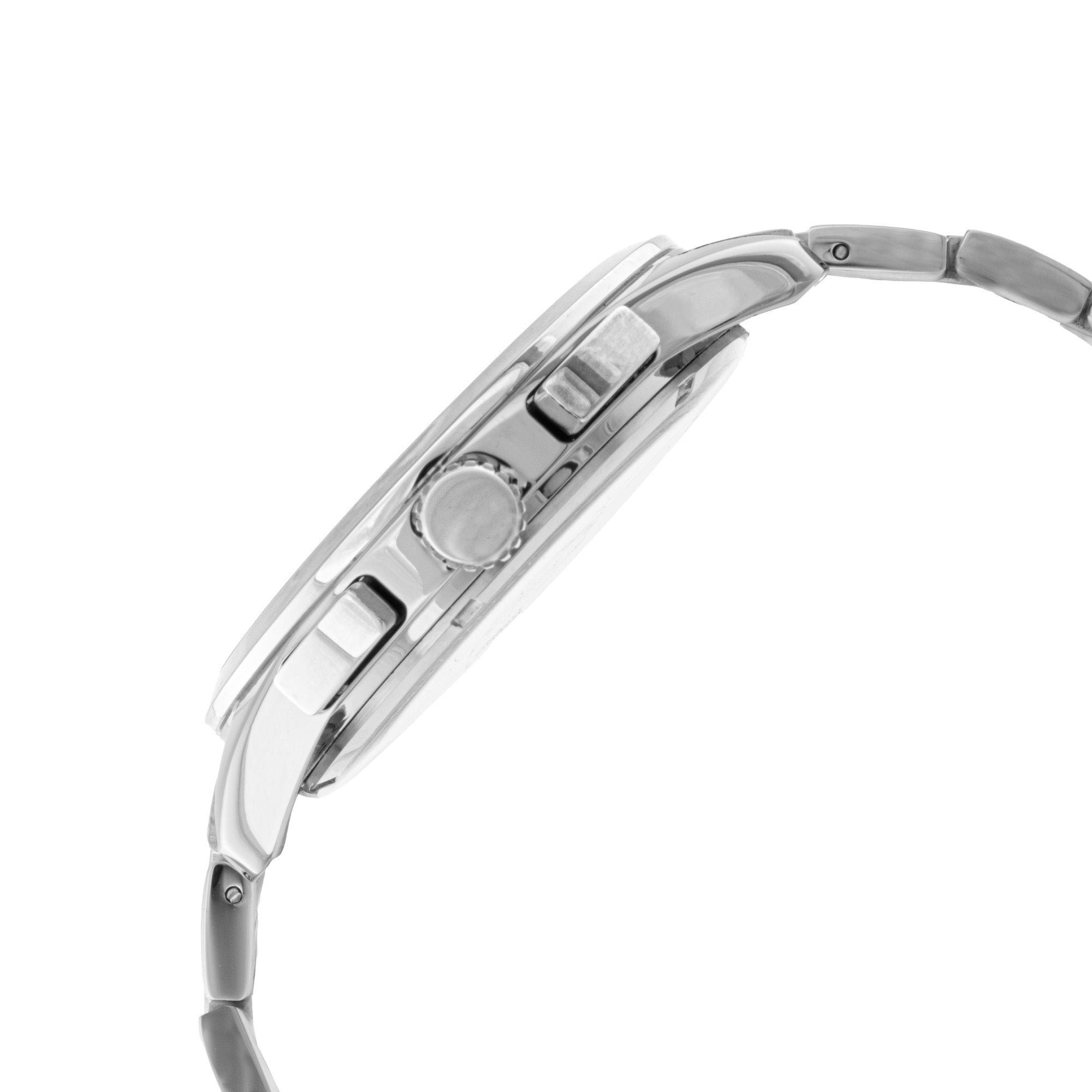ELIZ ES8867G2SNS SS Caseback & Band Multifunction Men's Watch