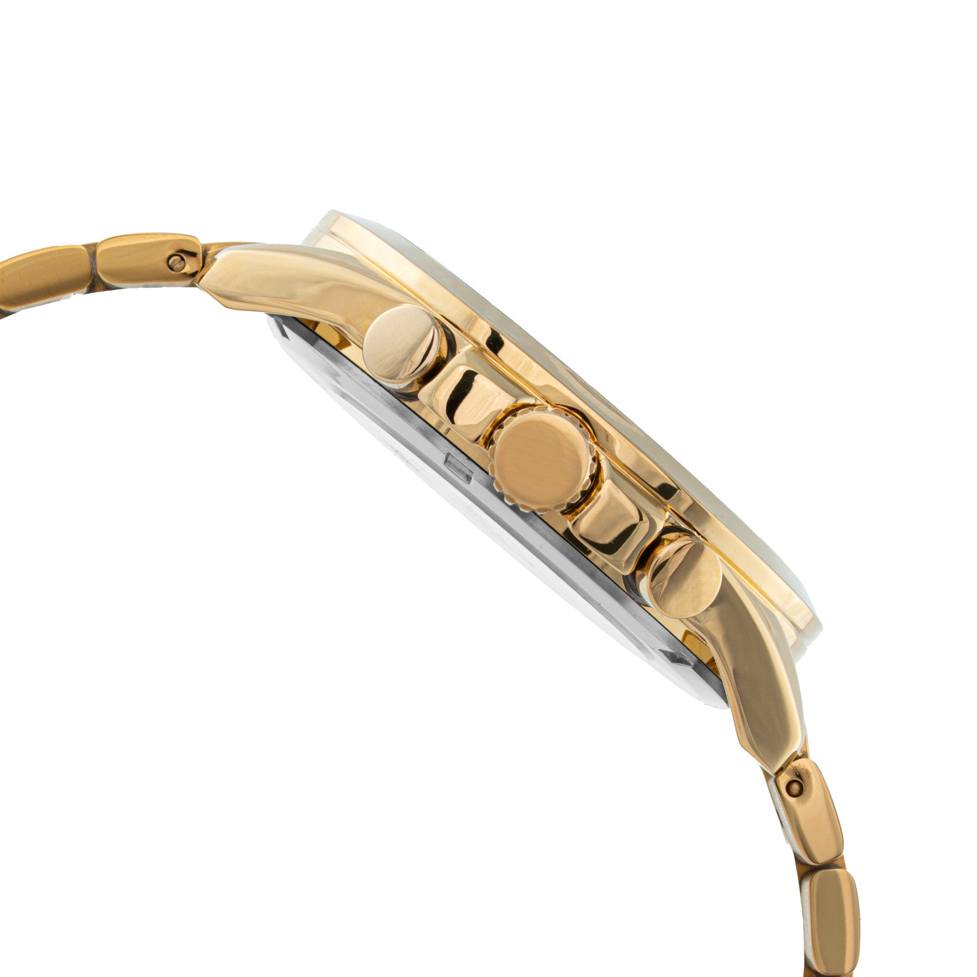 ELIZ ES8868G2GSG SS Caseback & Band Multifunction Men's Watch