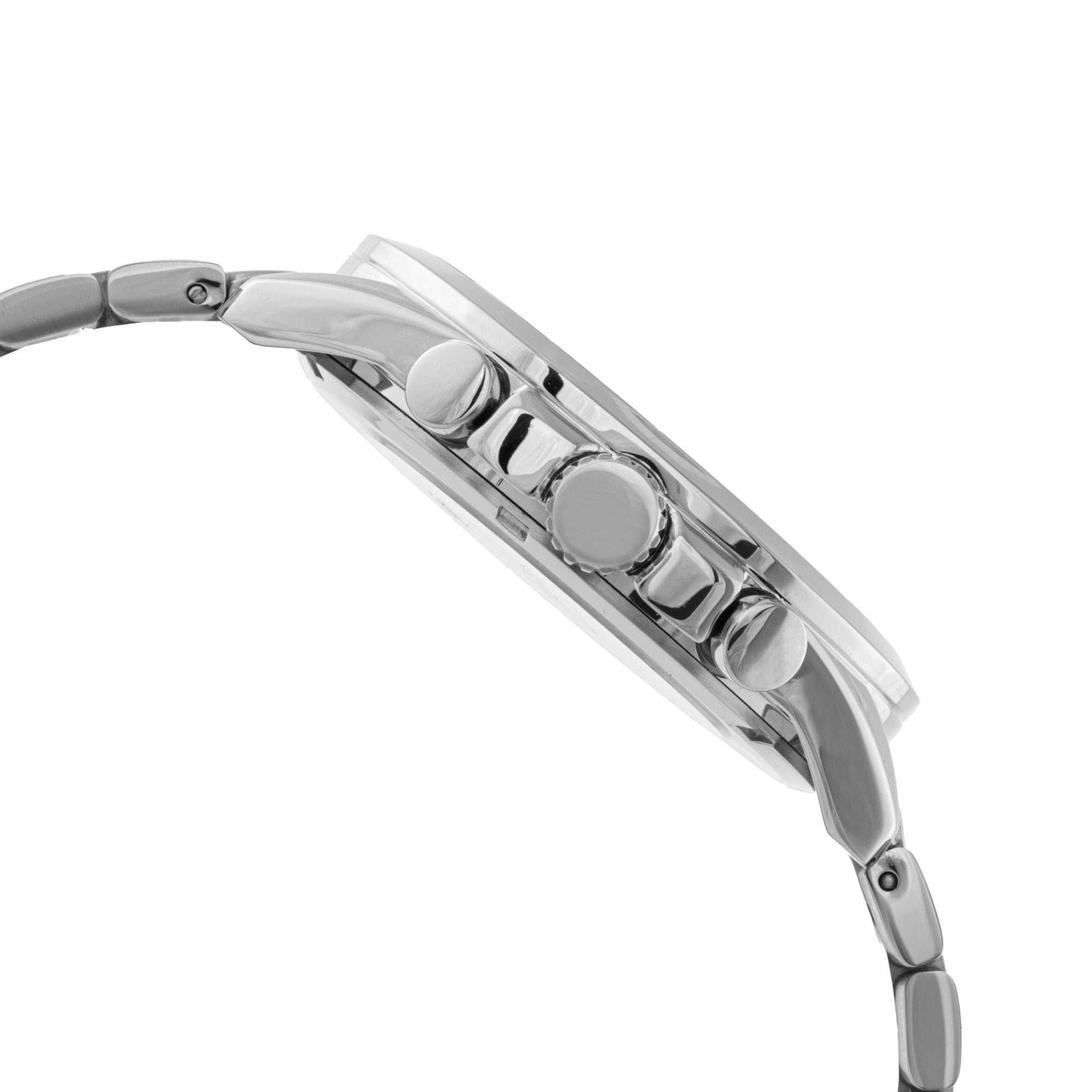 ELIZ ES8868G2SNS SS Caseback & Band Multifunction Men's Watch