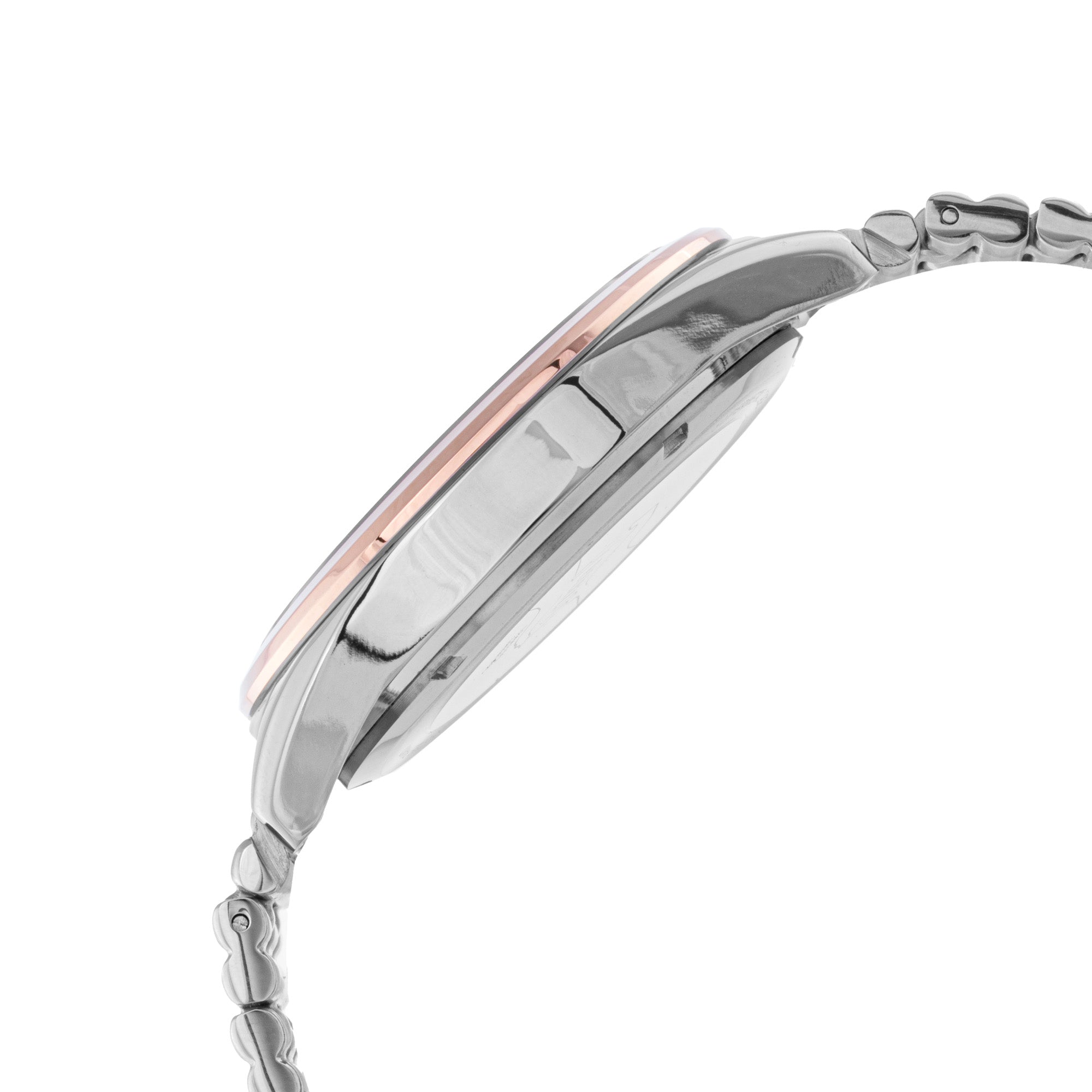 ELIZ ES8870G2UBU SS Caseback & Band Chronograph Men's Watch