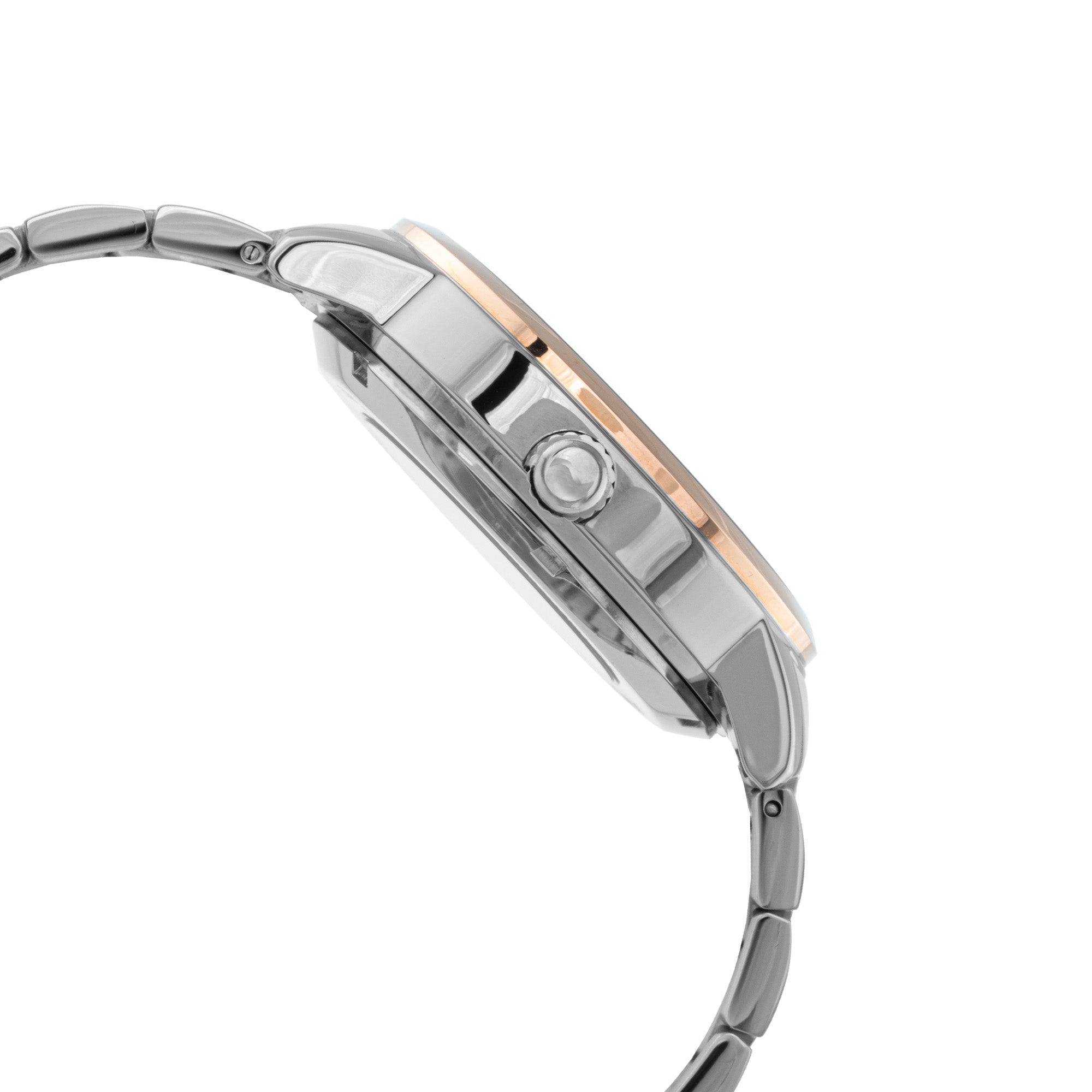 ELIZ ES8873G2UGU SS Caseback & Band Automatic Men's Watch