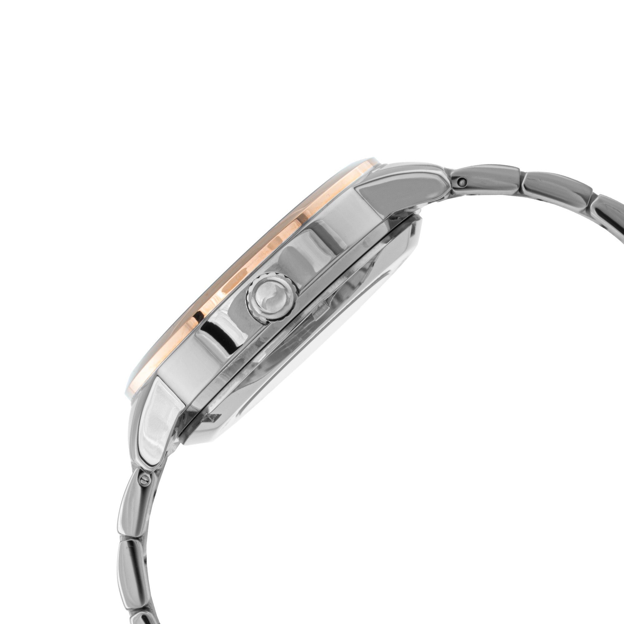 ELIZ ES8873G2UGU SS Caseback & Band Automatic Men's Watch