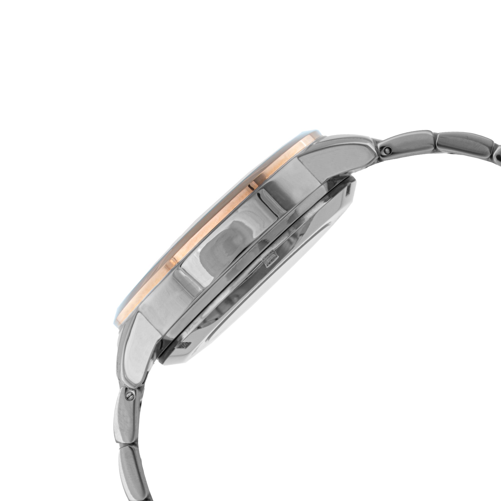 ELIZ ES8873G2UGU SS Caseback & Band Automatic Men's Watch