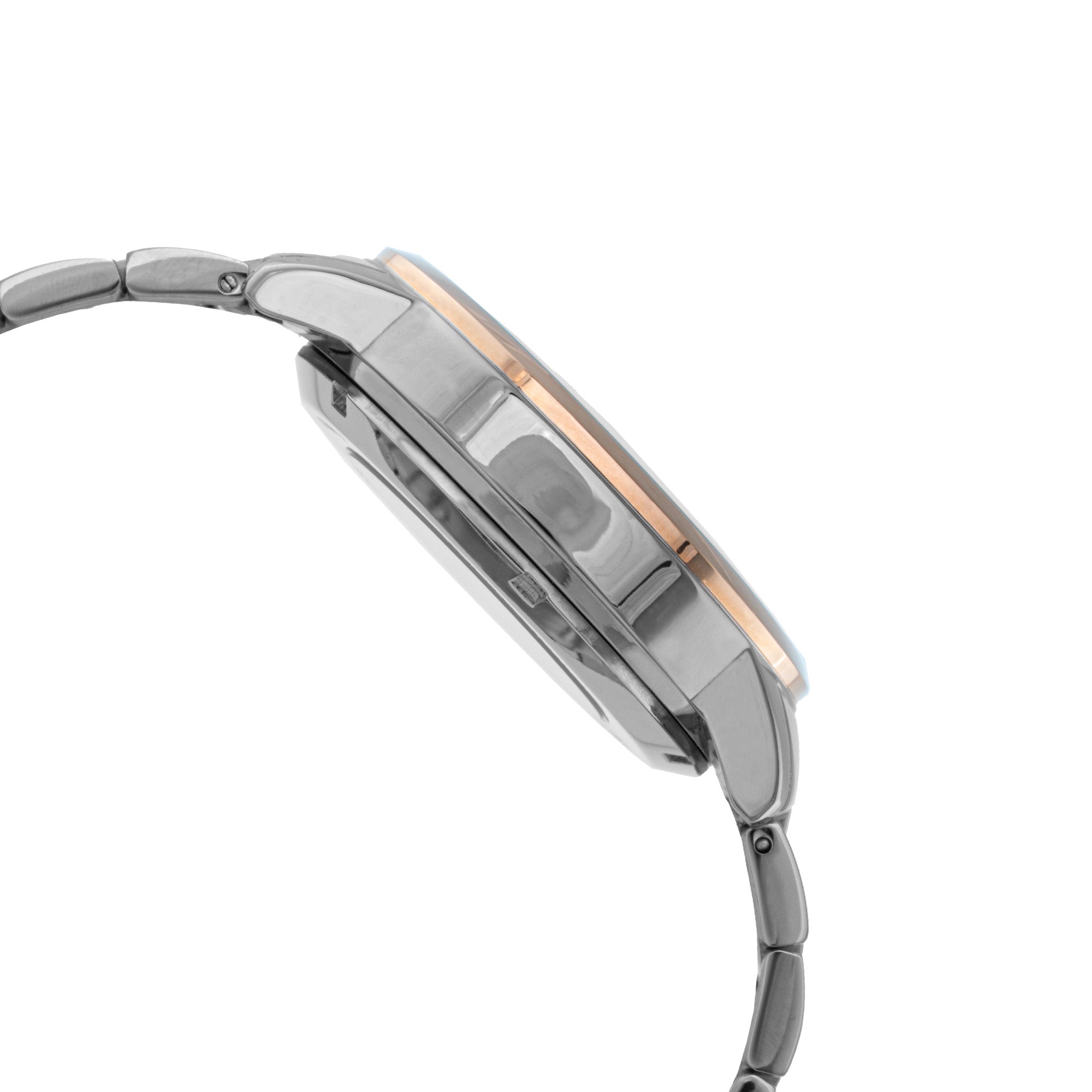 ELIZ ES8873G2UGU SS Caseback & Band Automatic Men's Watch