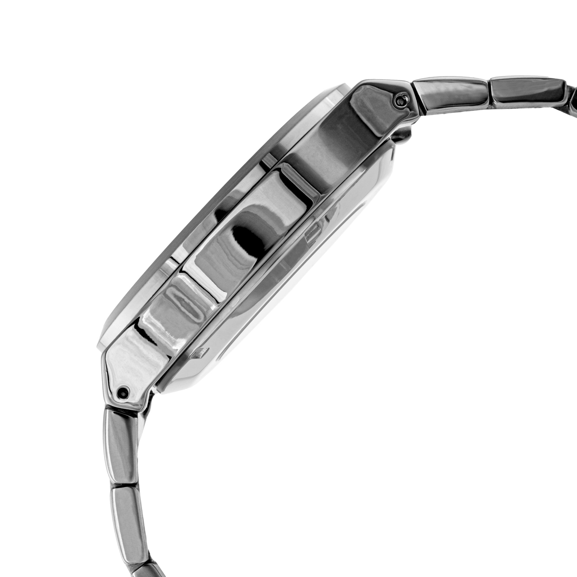 ELIZ ES8875G2AGA SS Caseback & Band Automatic Men's Watch