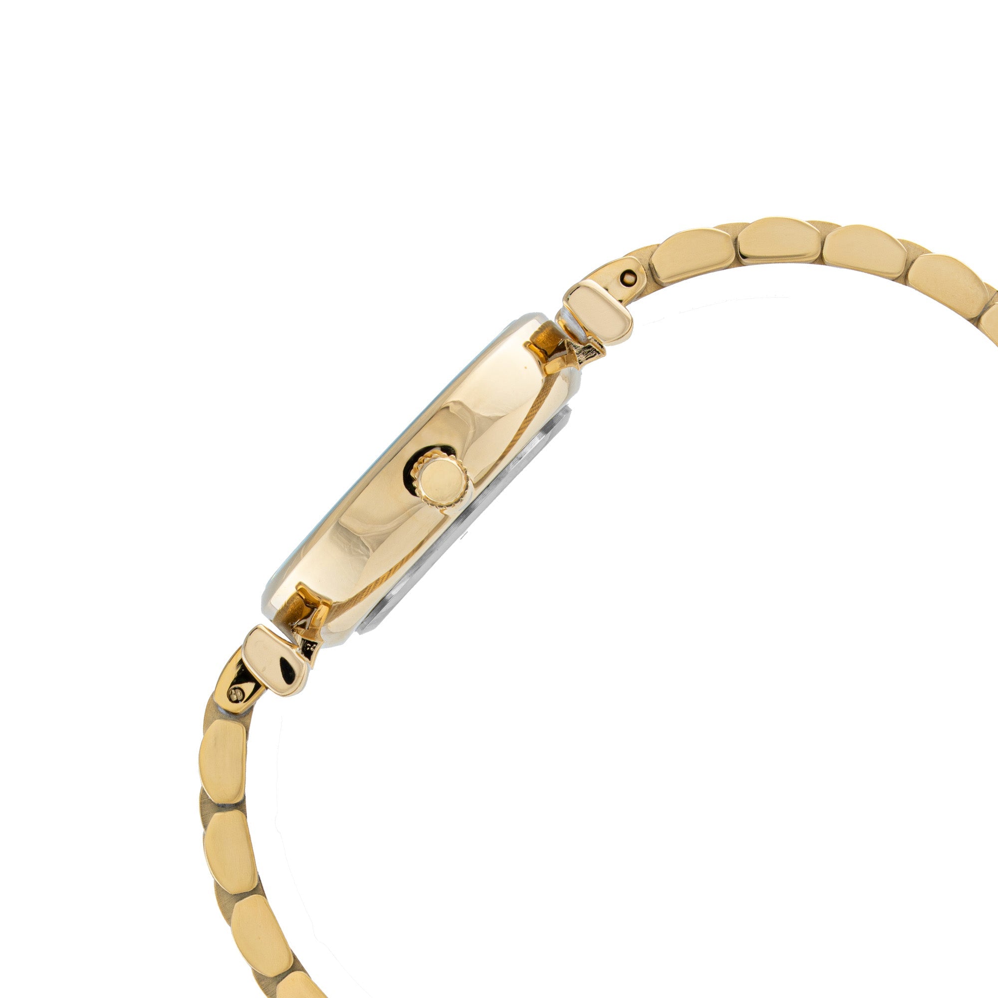ELIZ ES8876L2GSG SS Caseback & Band Three-hands Women's Watch