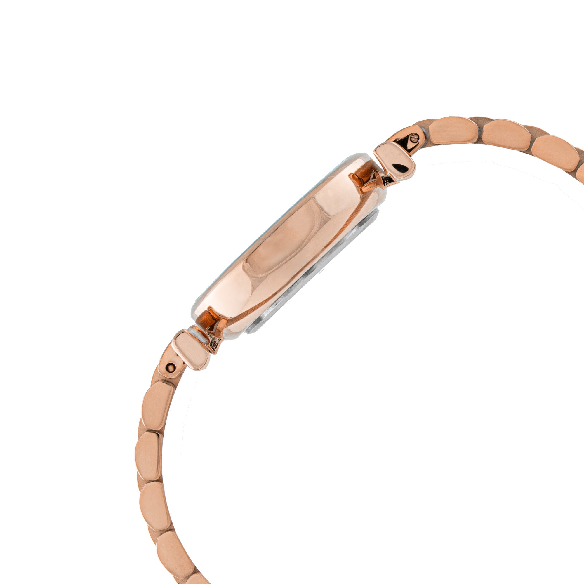 ELIZ Β ES8876L2RPR SS Caseback & Band Three-hands Women's Watch