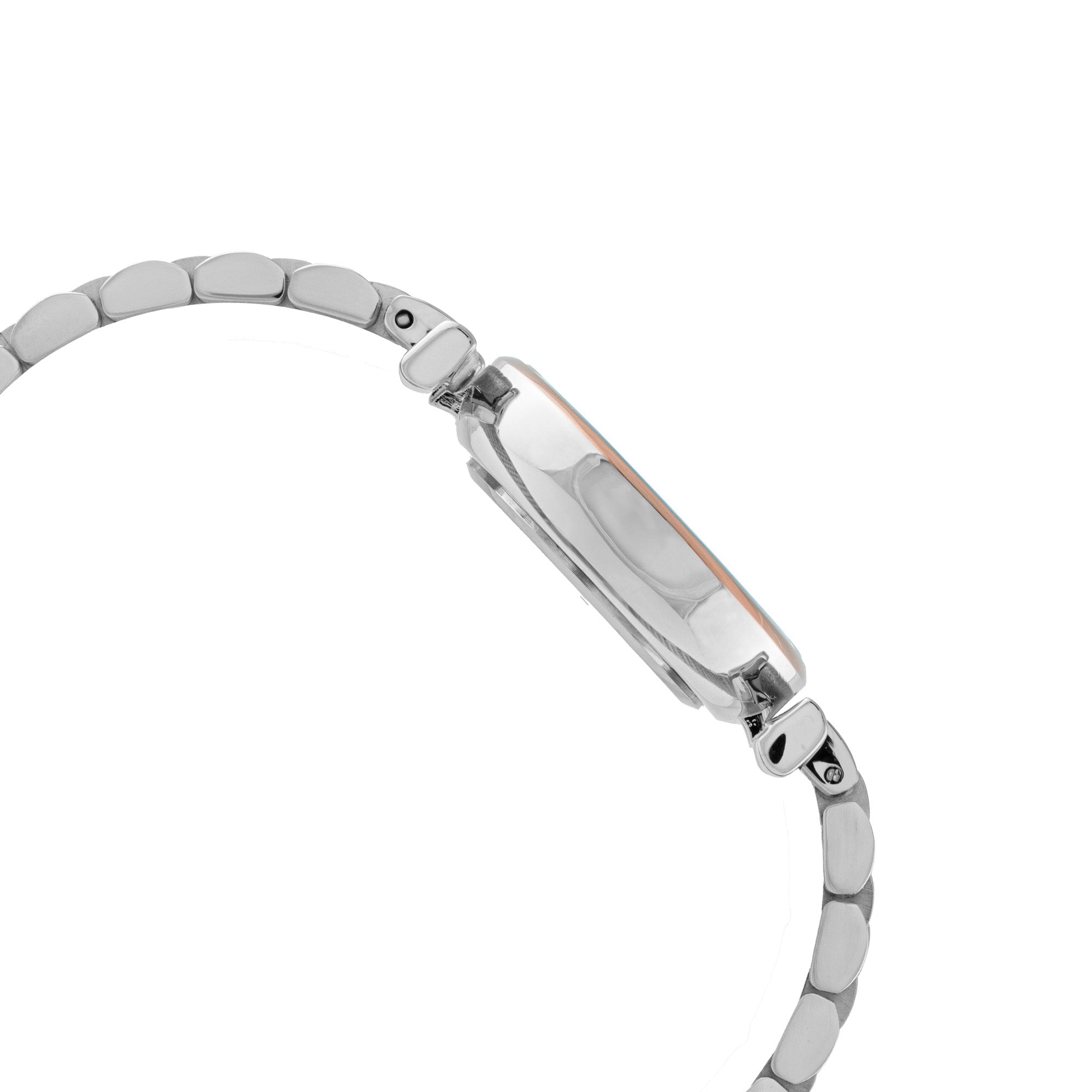 ELIZ ES8876L2UHU SS Caseback & Band Three-hands Women's Watch