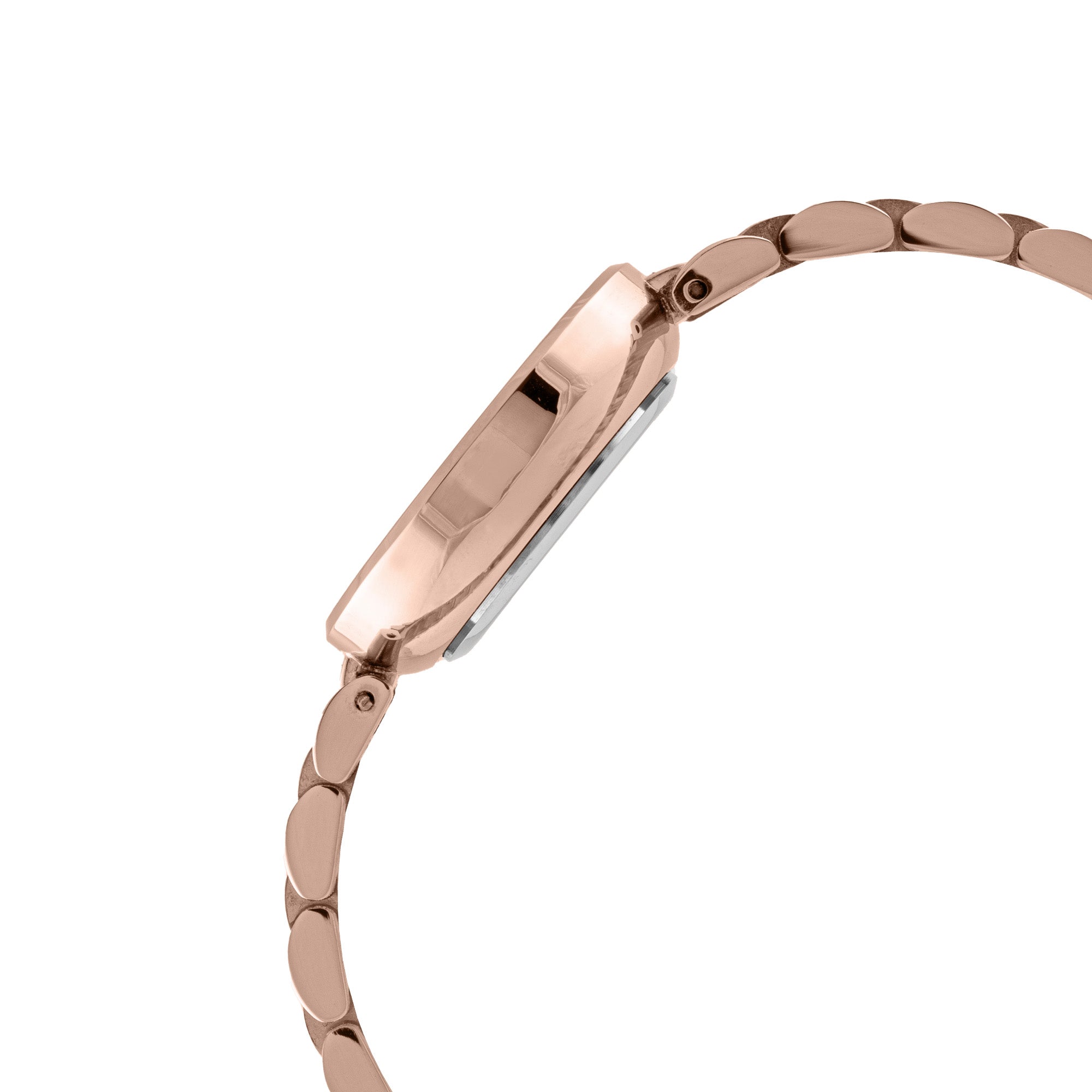 ELIZ ES8877L2RSR SS Caseback & Band Three-hands Women's Watch