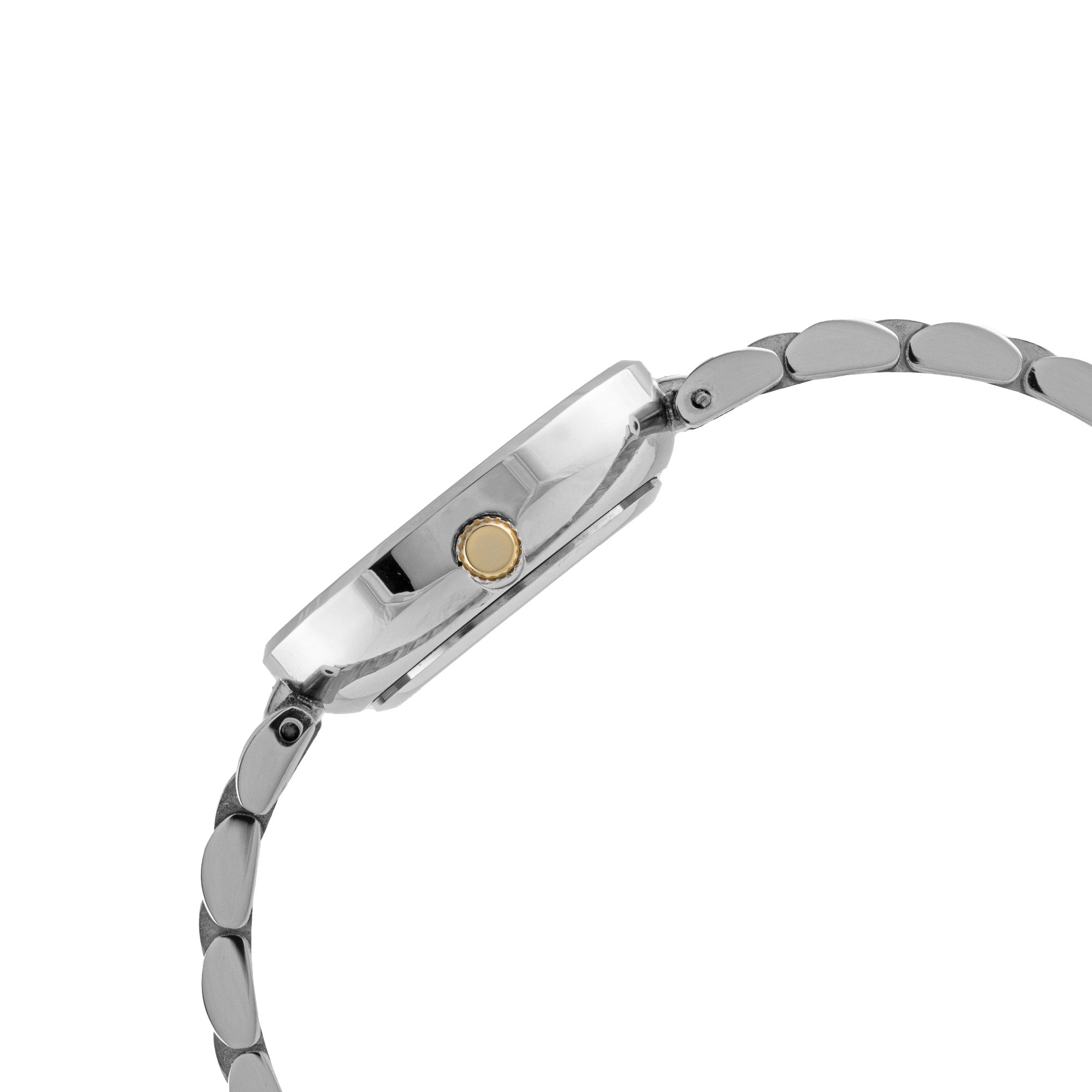 ELIZ ES8877L2TST SS Caseback & Band Three-hands Women's Watch