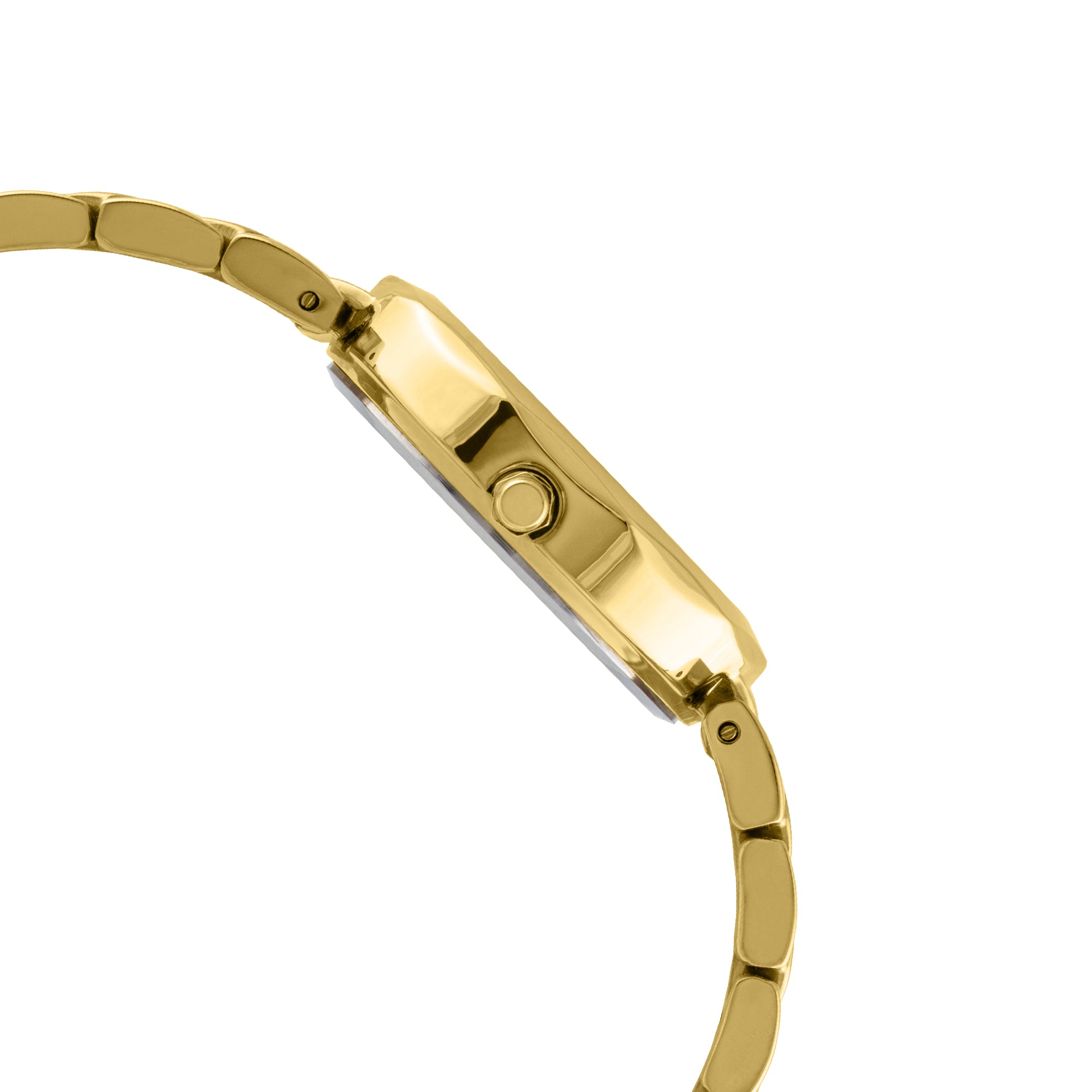 ELIZ ES8879L2GSG SS Caseback & Band Three-hands Women's Watch