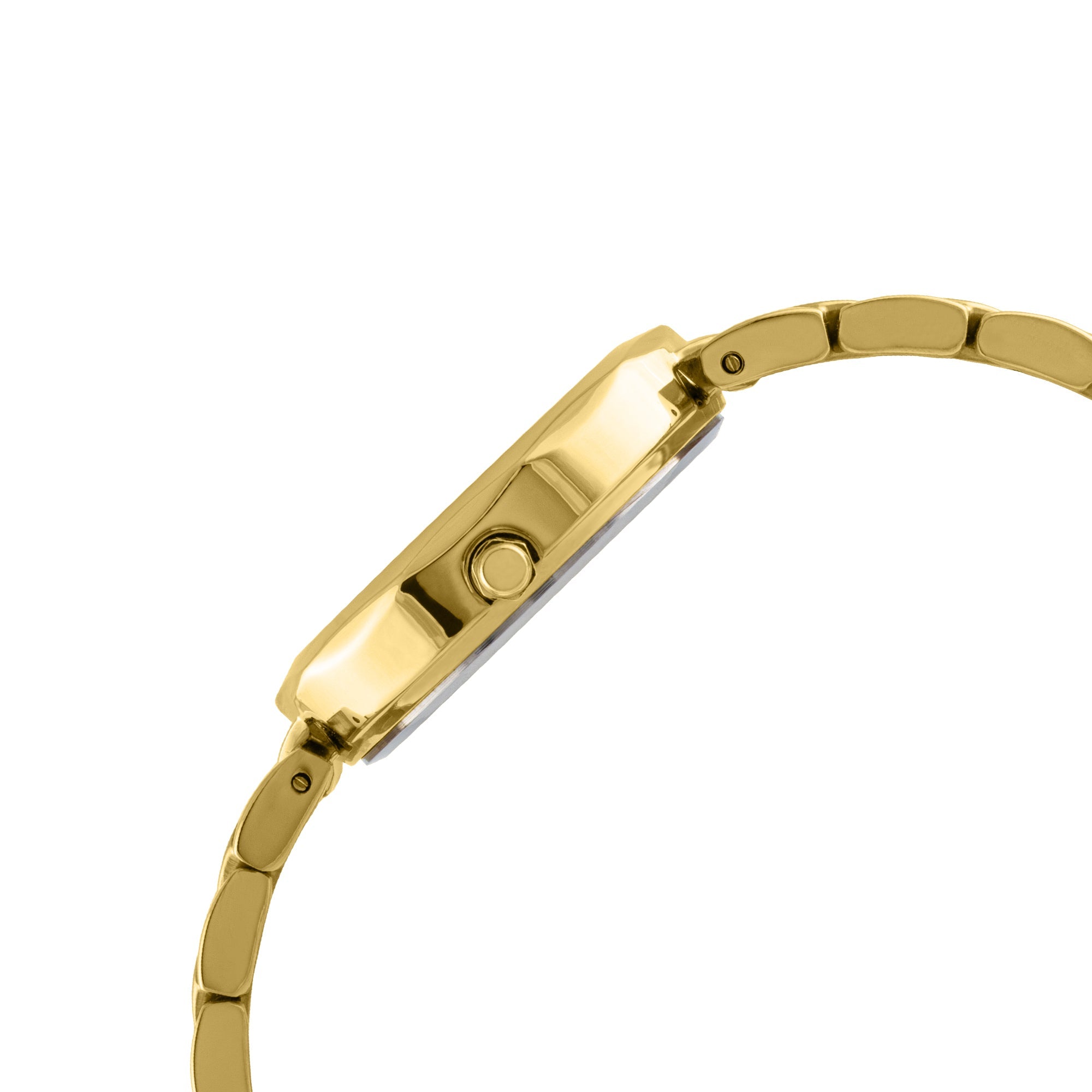 ELIZ ES8879L2GSG SS Caseback & Band Three-hands Women's Watch
