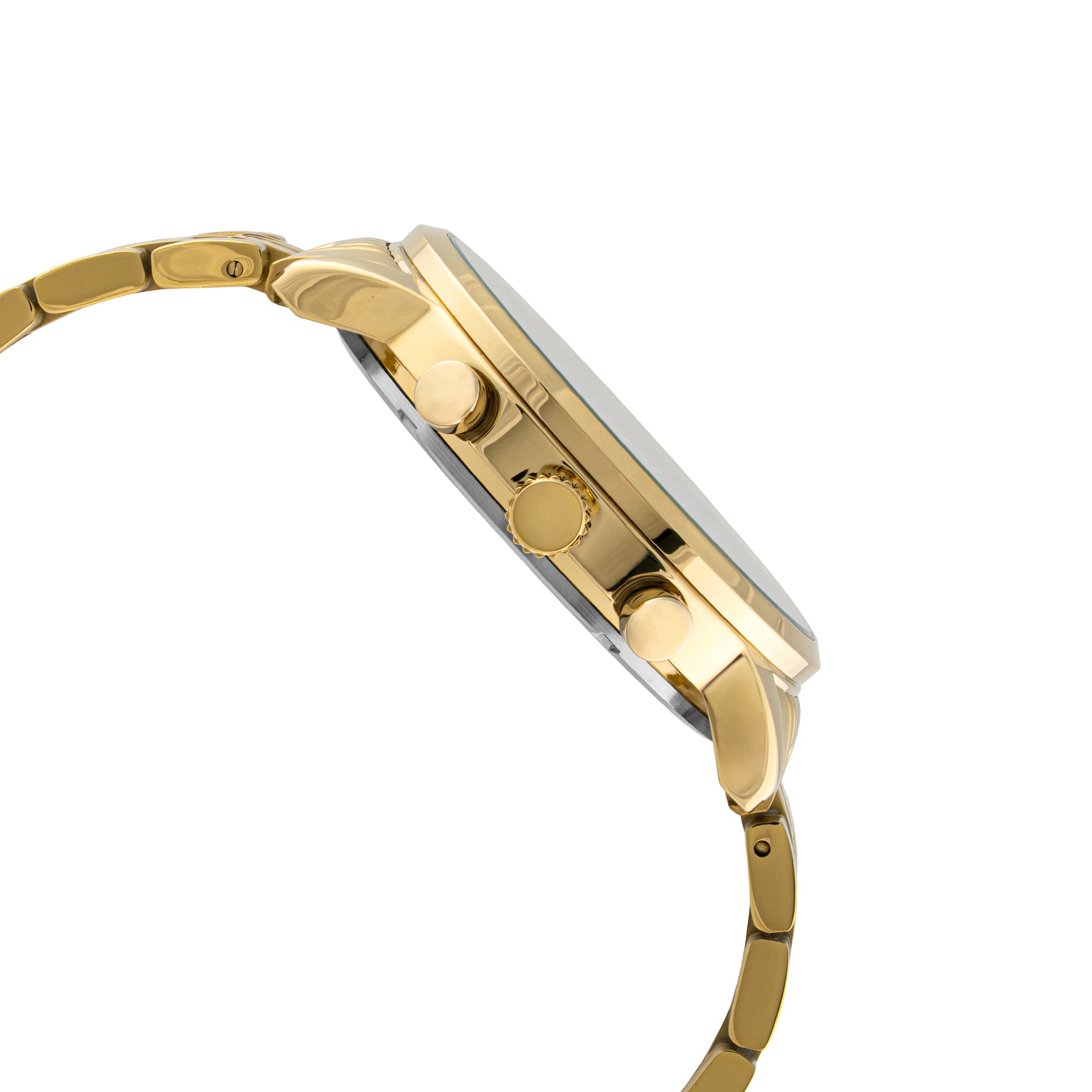 ELIZ ES8882G2GNG SS Caseback & Band Chronograph Men's Watch