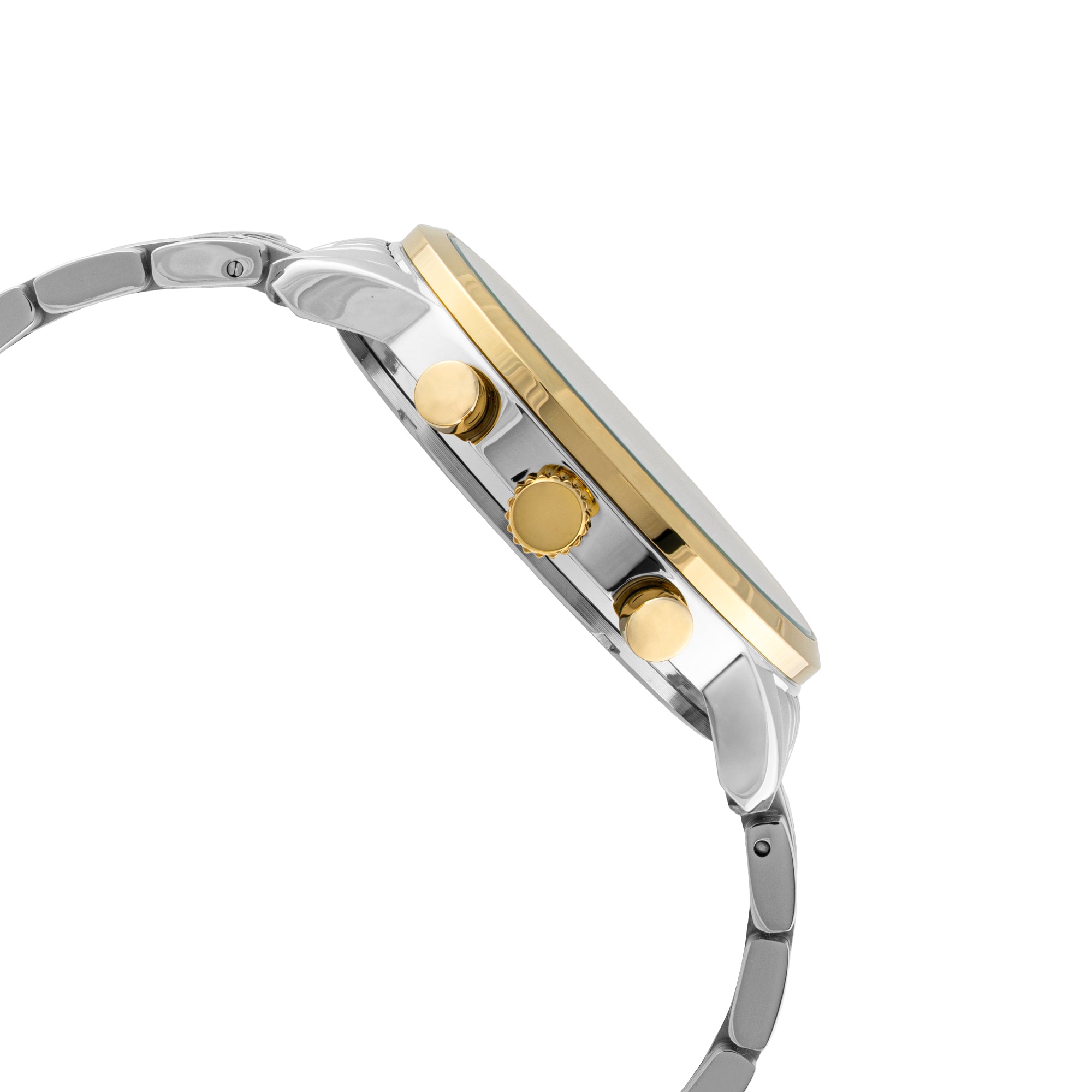 ELIZ ES8882G2TST SS Caseback & Band Chronograph Men's Watch