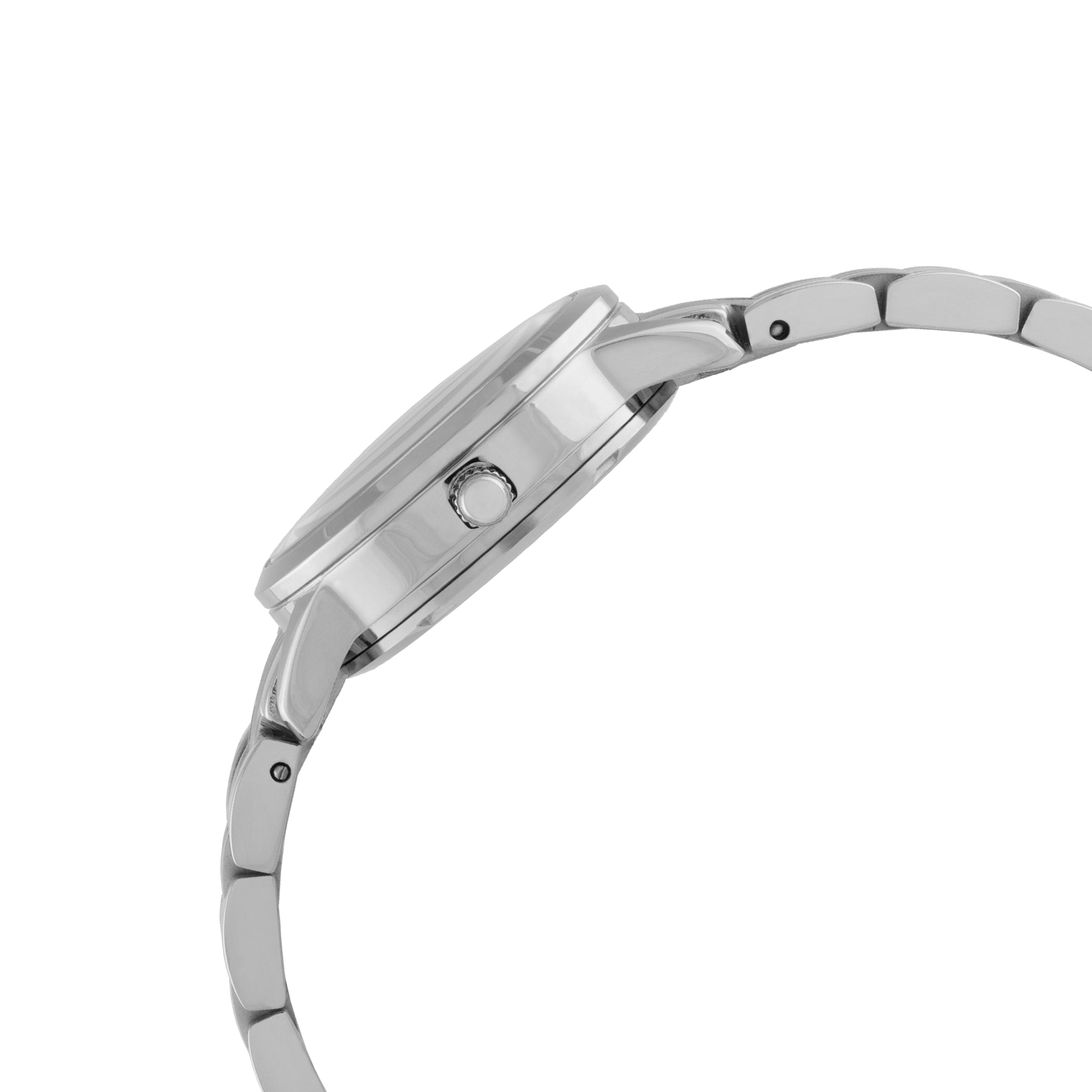 ELIZ ES8883L2SBS SS Caseback & Band Calendar Women's Watch