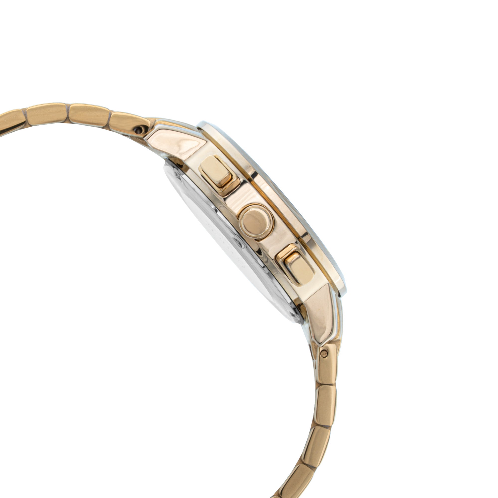 ELIZ ES8884L2GCG SS Caseback & Band Multifunction Women's Watch