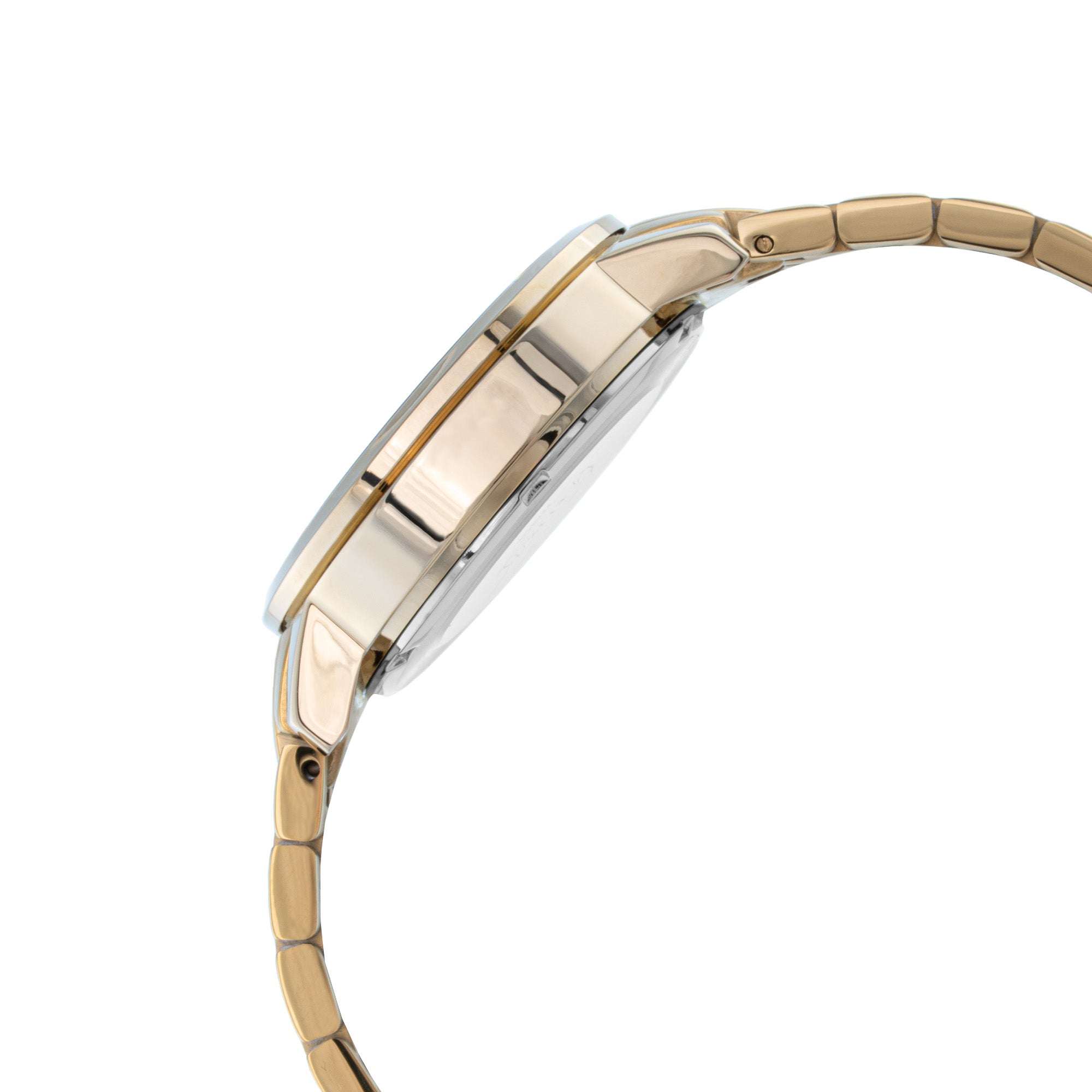 ELIZ ES8884L2GCG SS Caseback & Band Multifunction Women's Watch