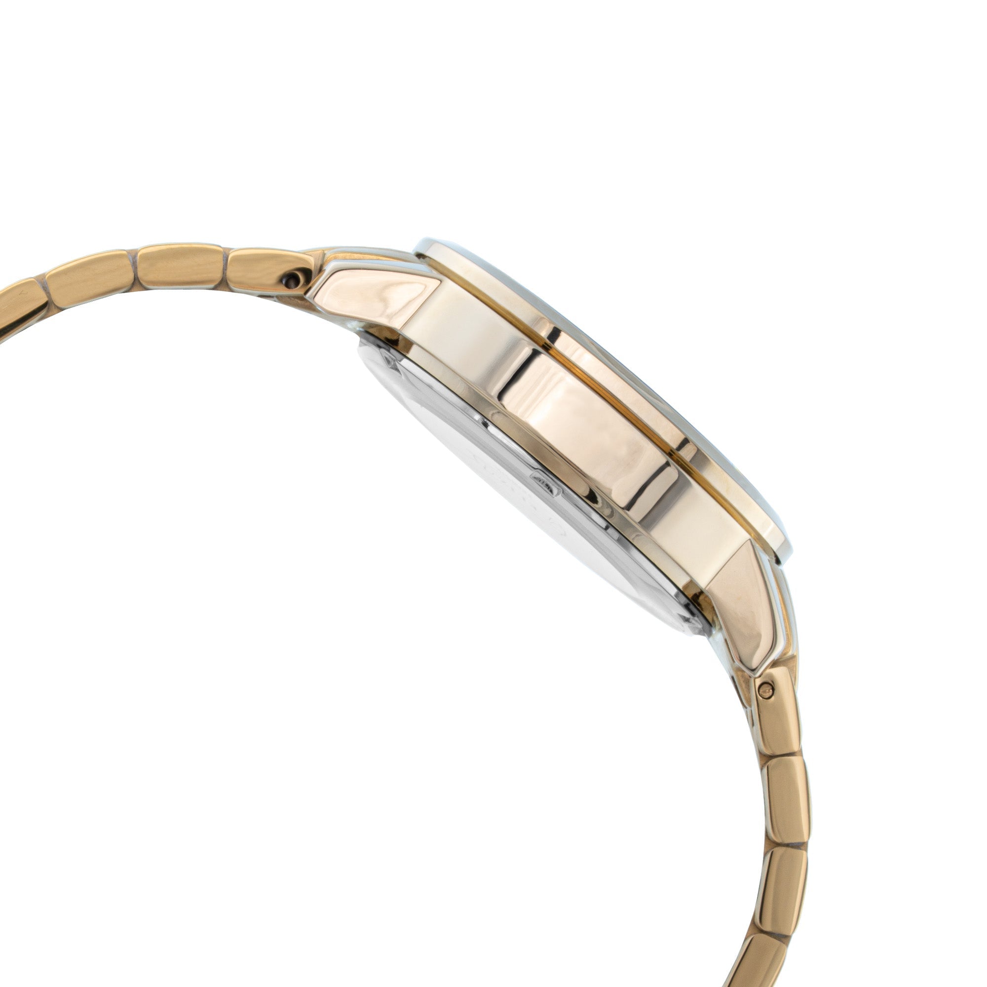 ELIZ ES8884L2GCG SS Caseback & Band Multifunction Women's Watch