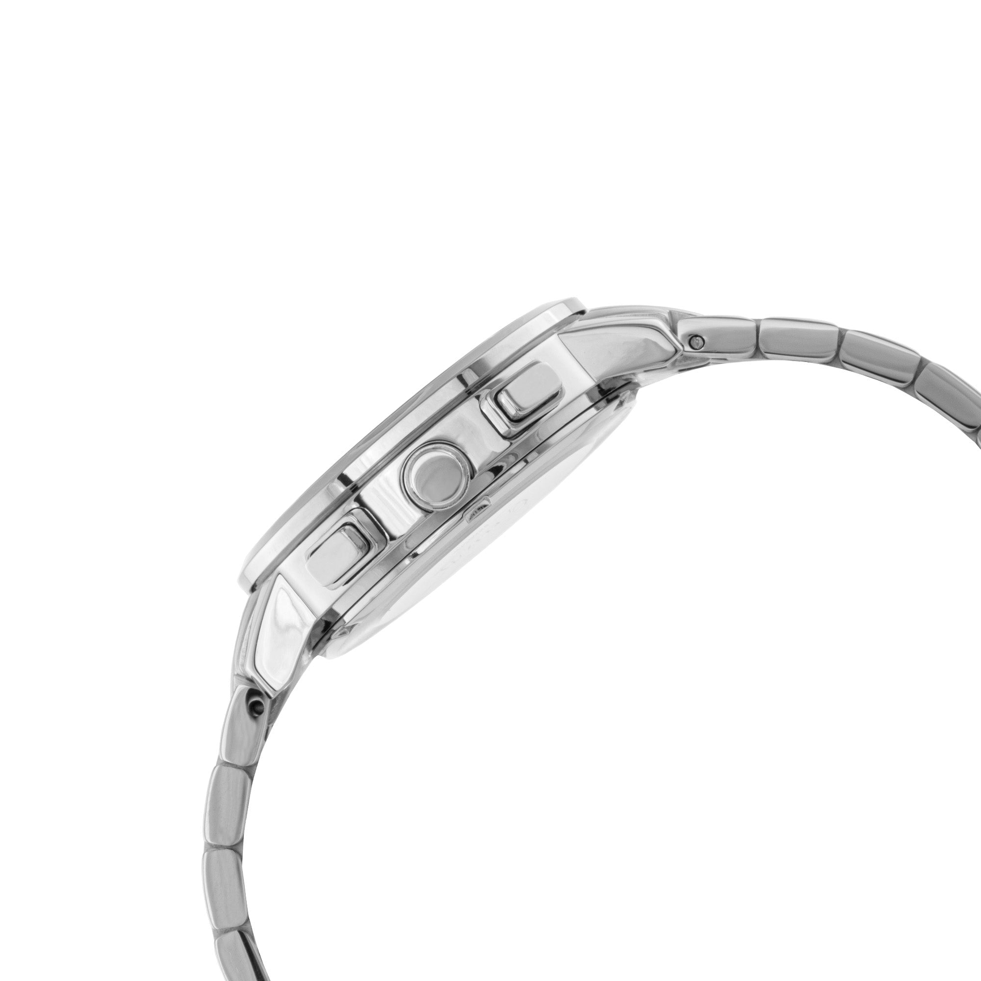 ELIZ ES8884L2SIS SS Caseback & Band Multifunction Women's Watch
